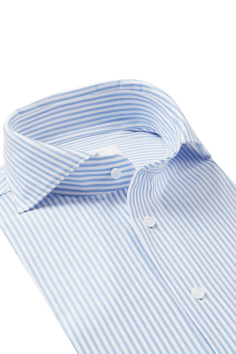 Profuomo SHIRT X CUTAWAY SF SC BLUE STRIPE Blauw-1 2