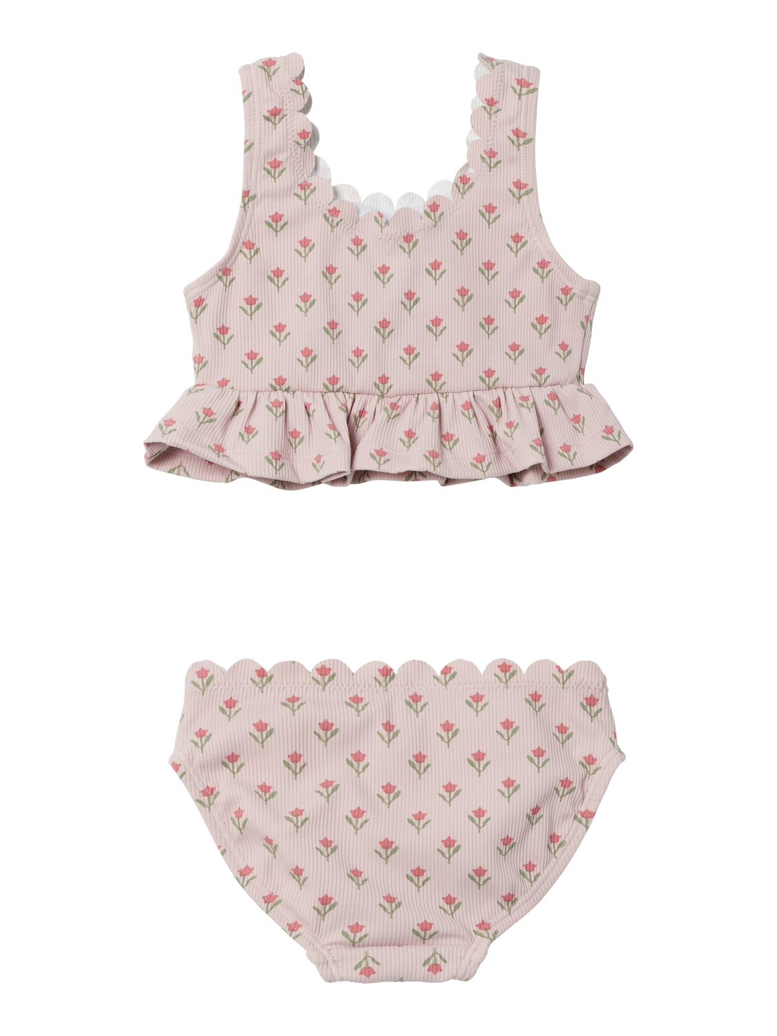 Bad/beach meisjes bikini blauw