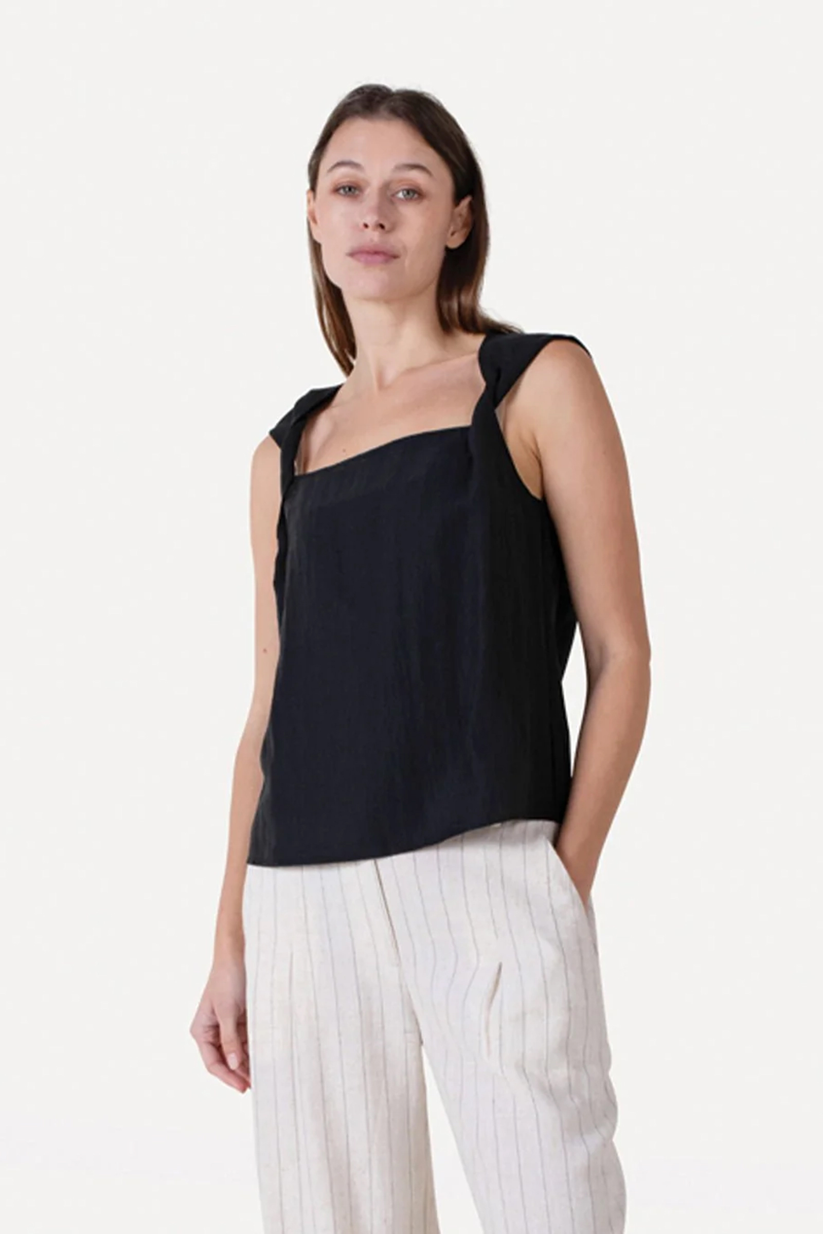 Dames top zwart