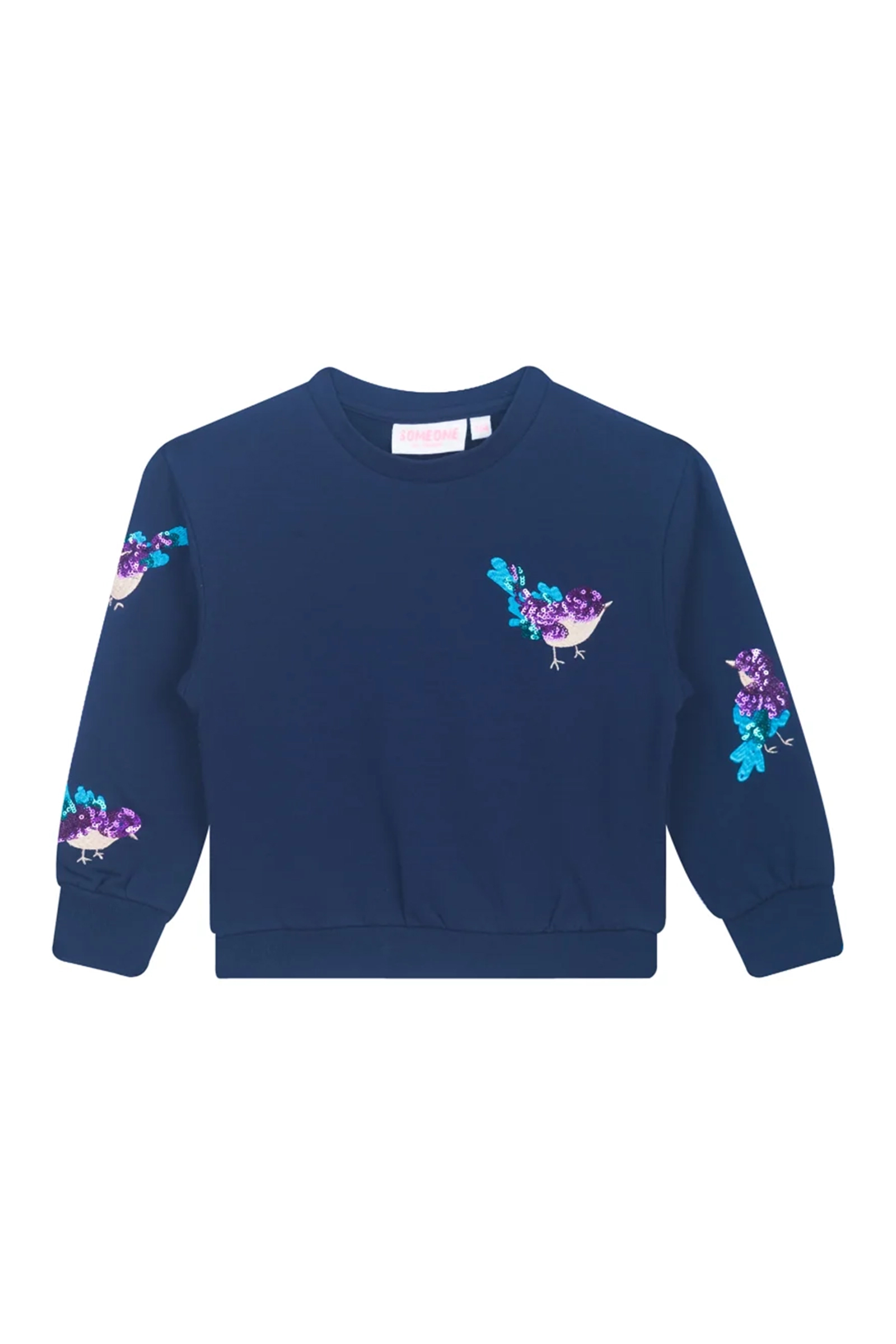 Meisjes sweater blauw