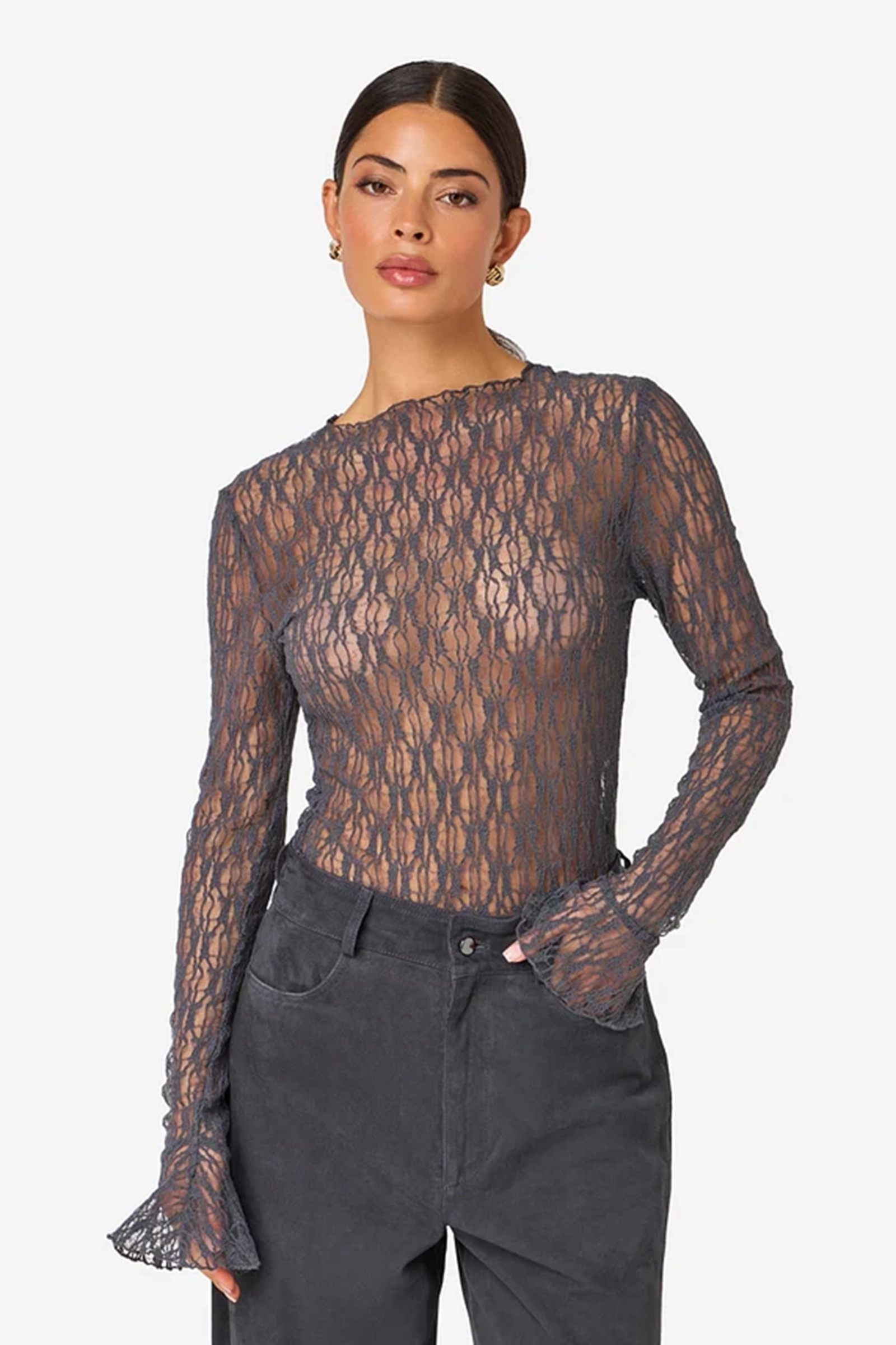 Dames top blauw
