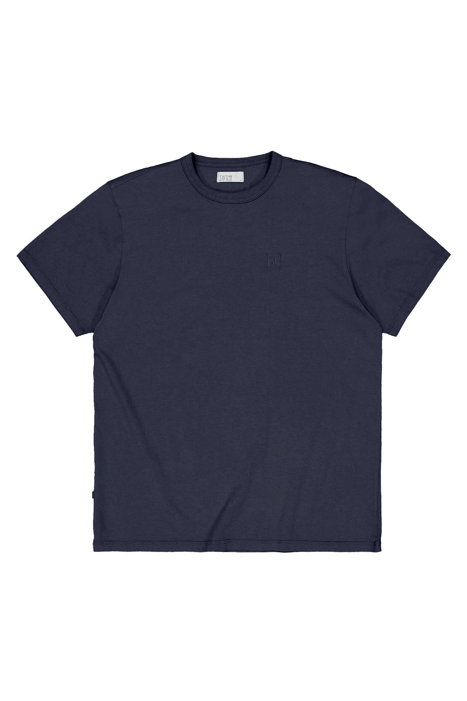 Heren t-shirt kortemouw blauw