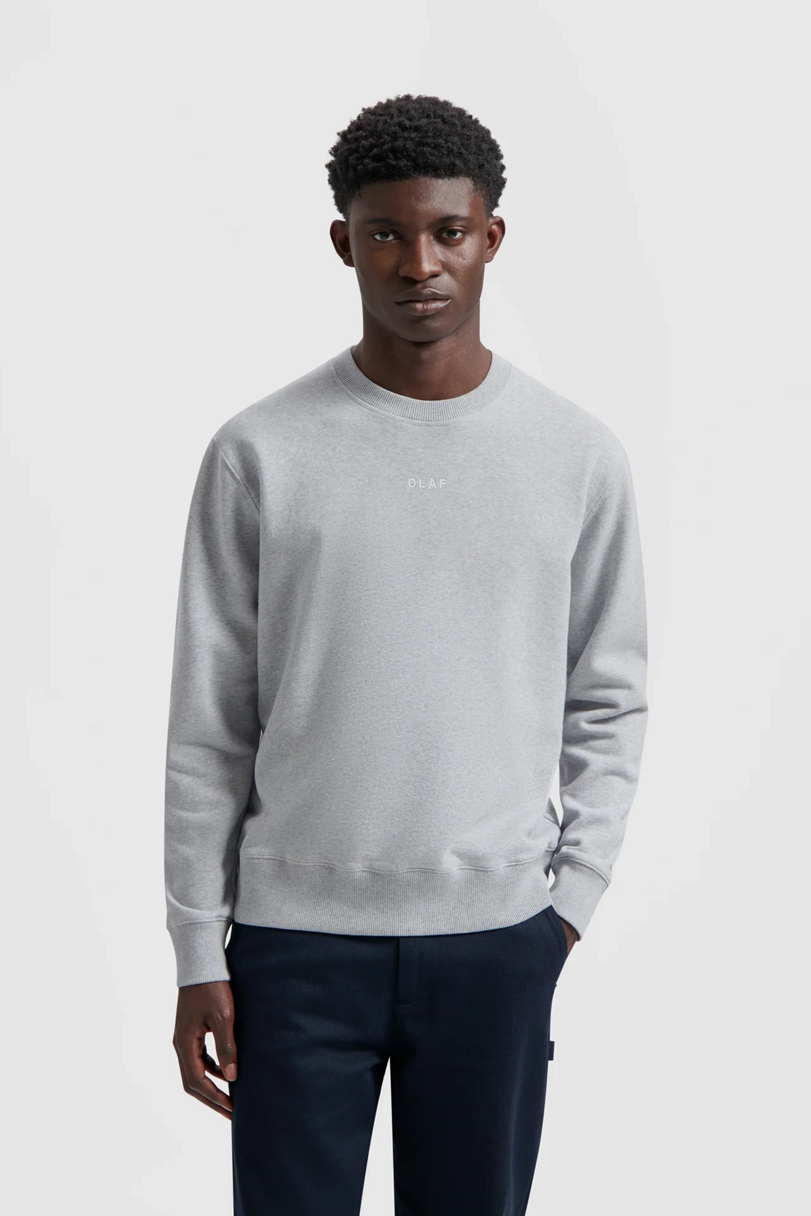 Heren sweater grijs