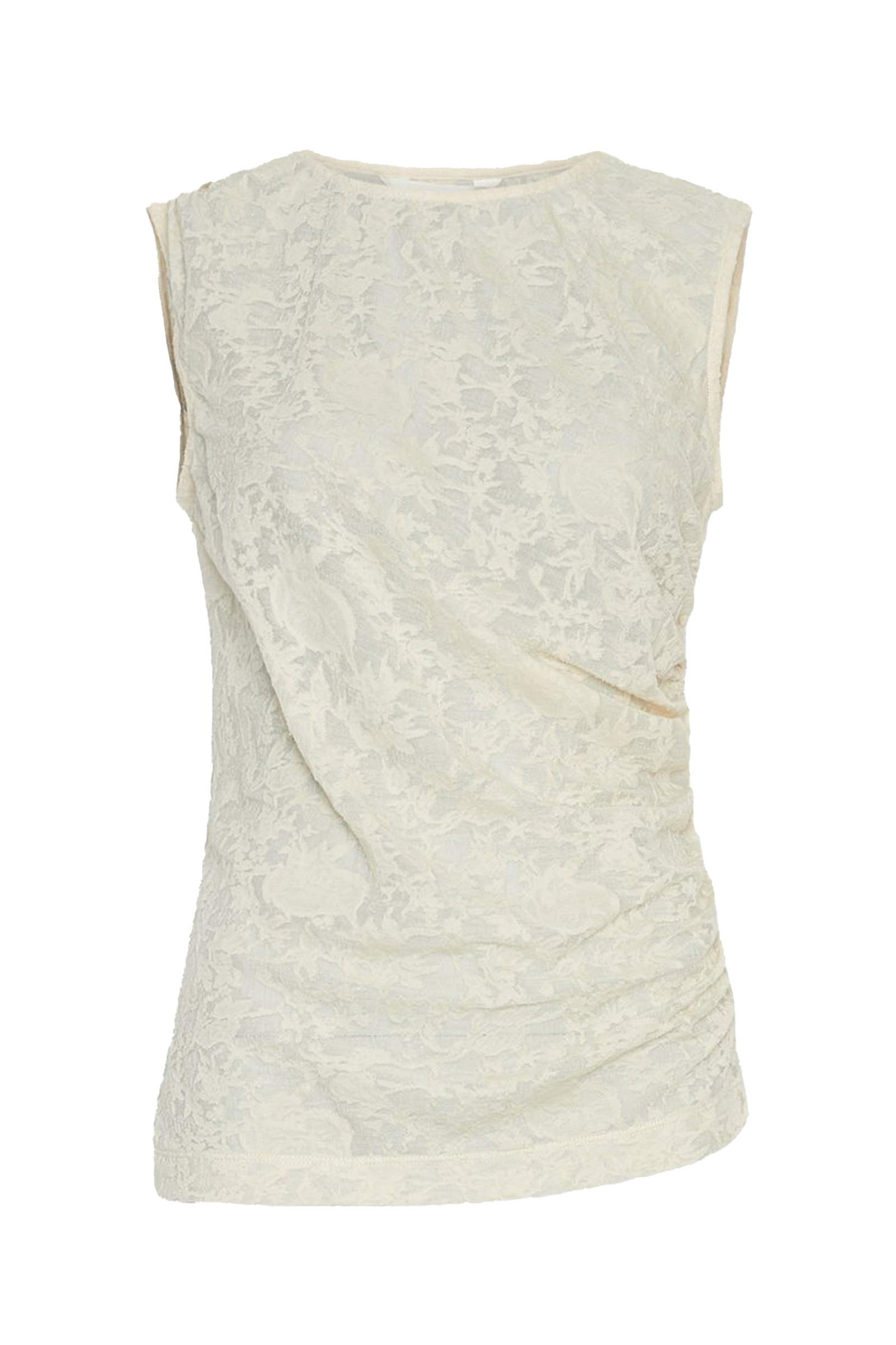 Dames top ecru