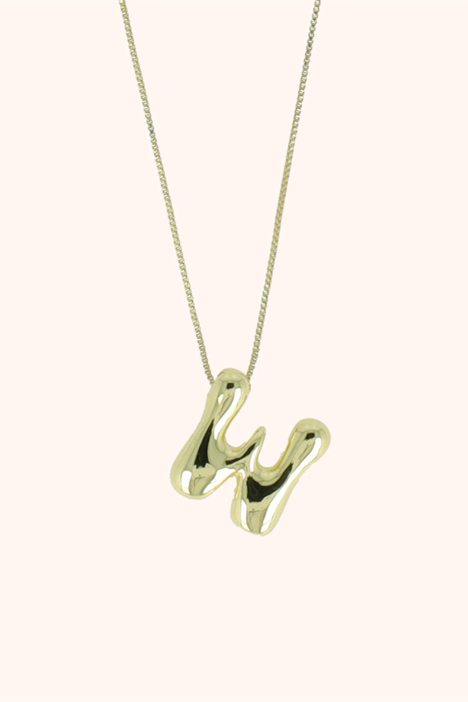 Lott Gioielli Cartoon Letter W Goud-1 2