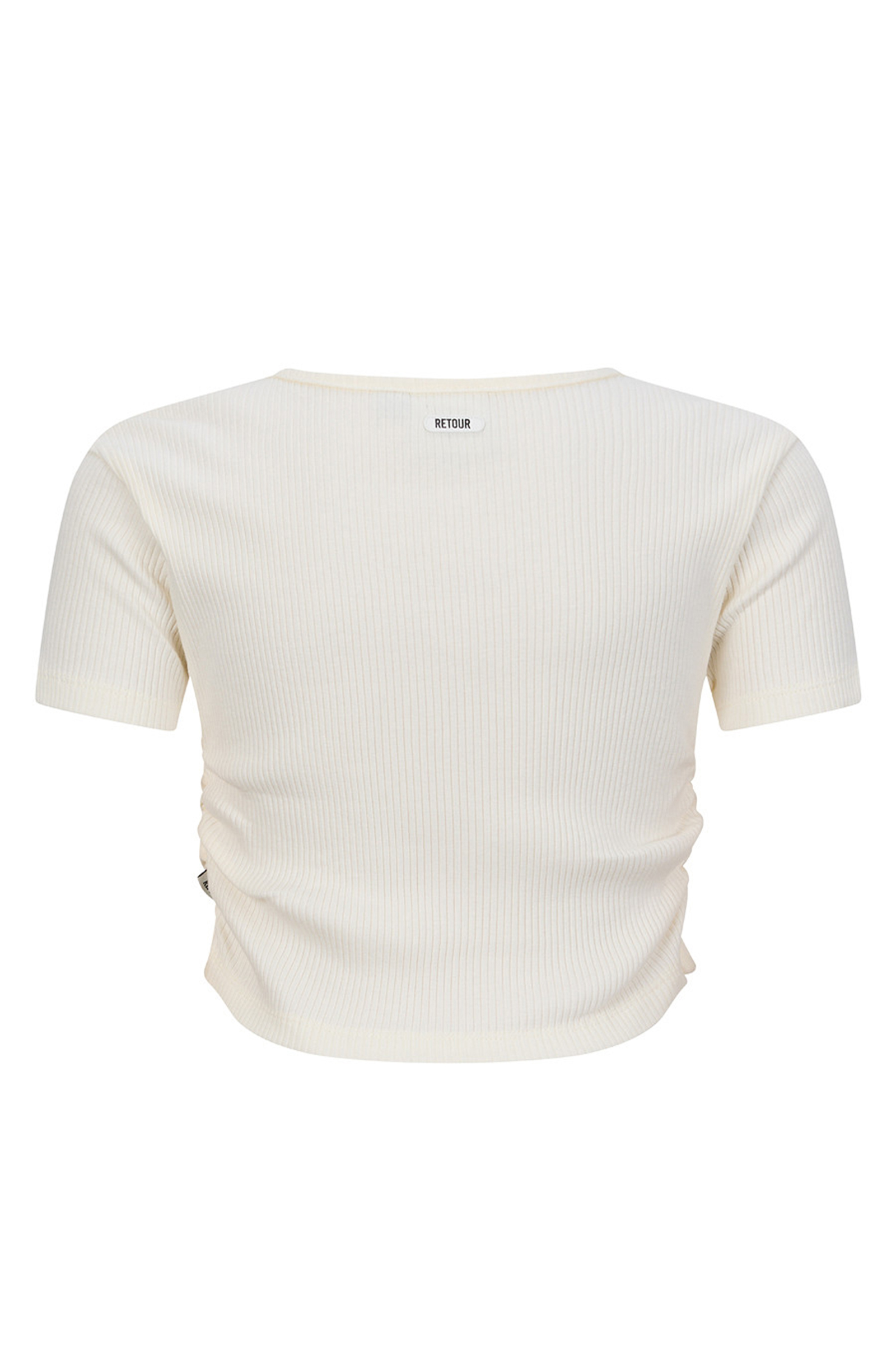 Meisjes t-shirt korte mouw wit