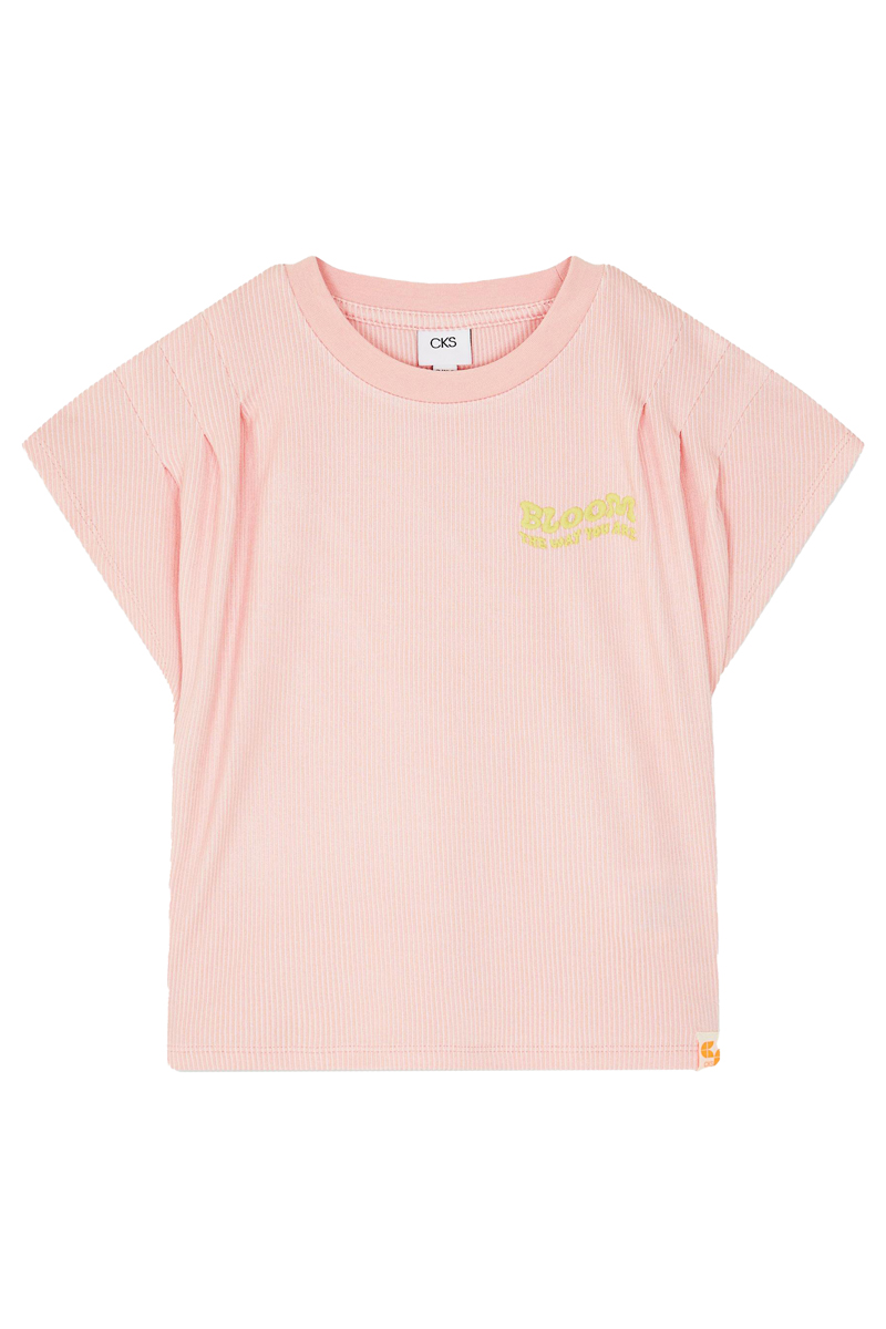 Meisjes t-shirt korte mouw rose