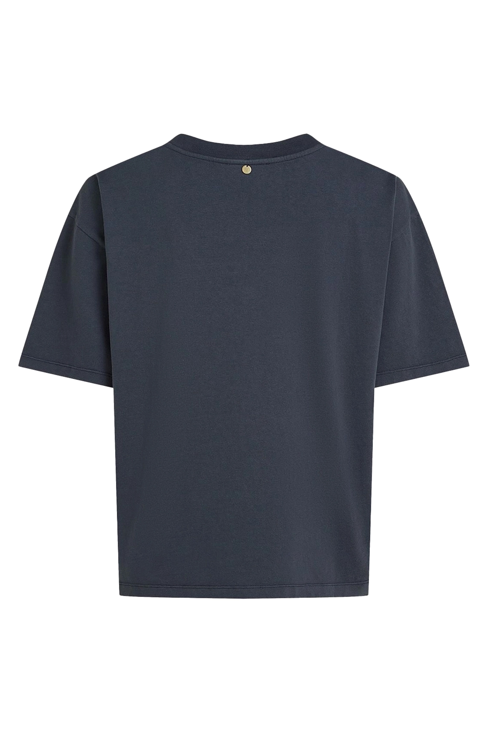 Dames t-shirt korte mouw blauw