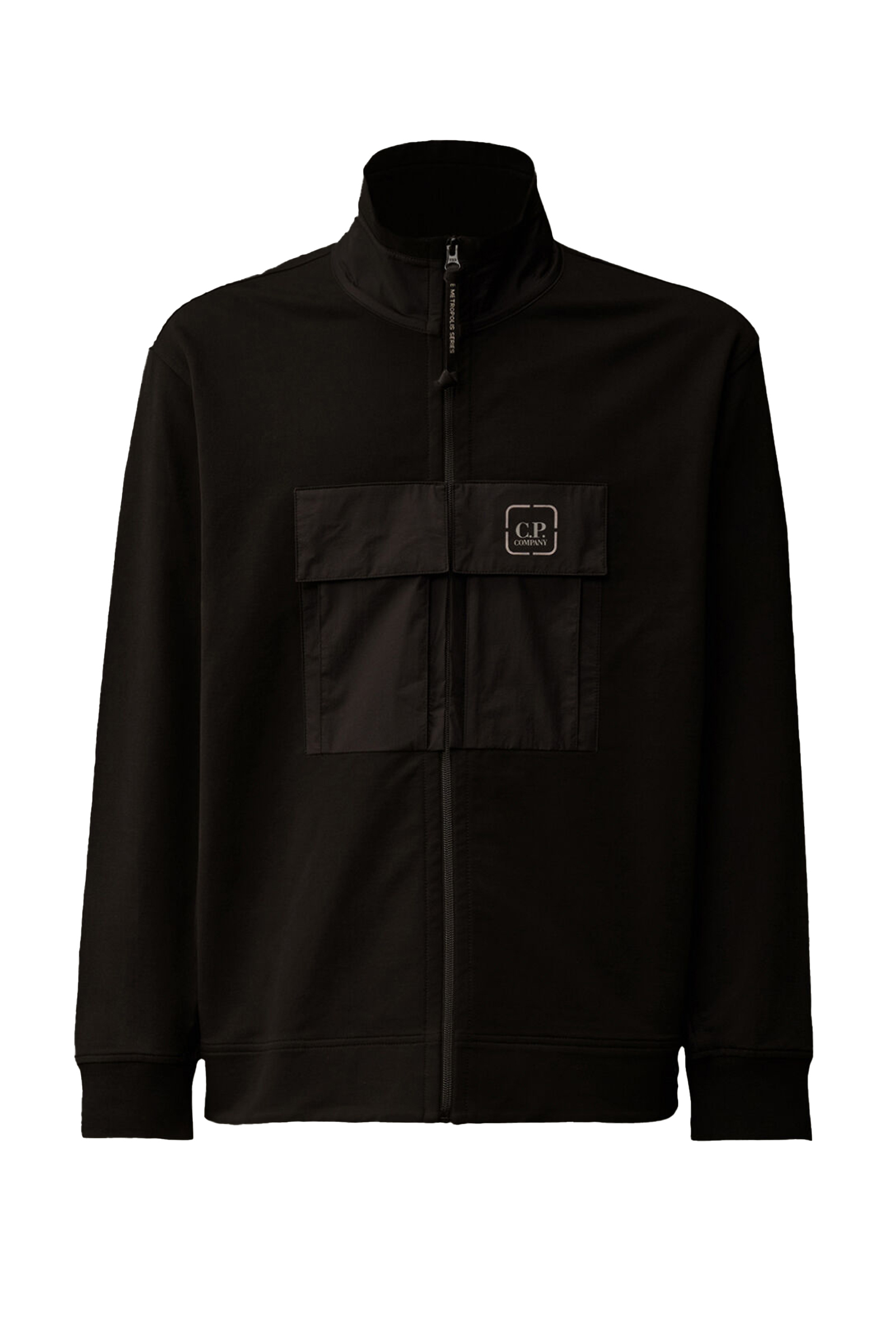 C.P. Company STRETCH Fleece mixed Zwart-1 1
