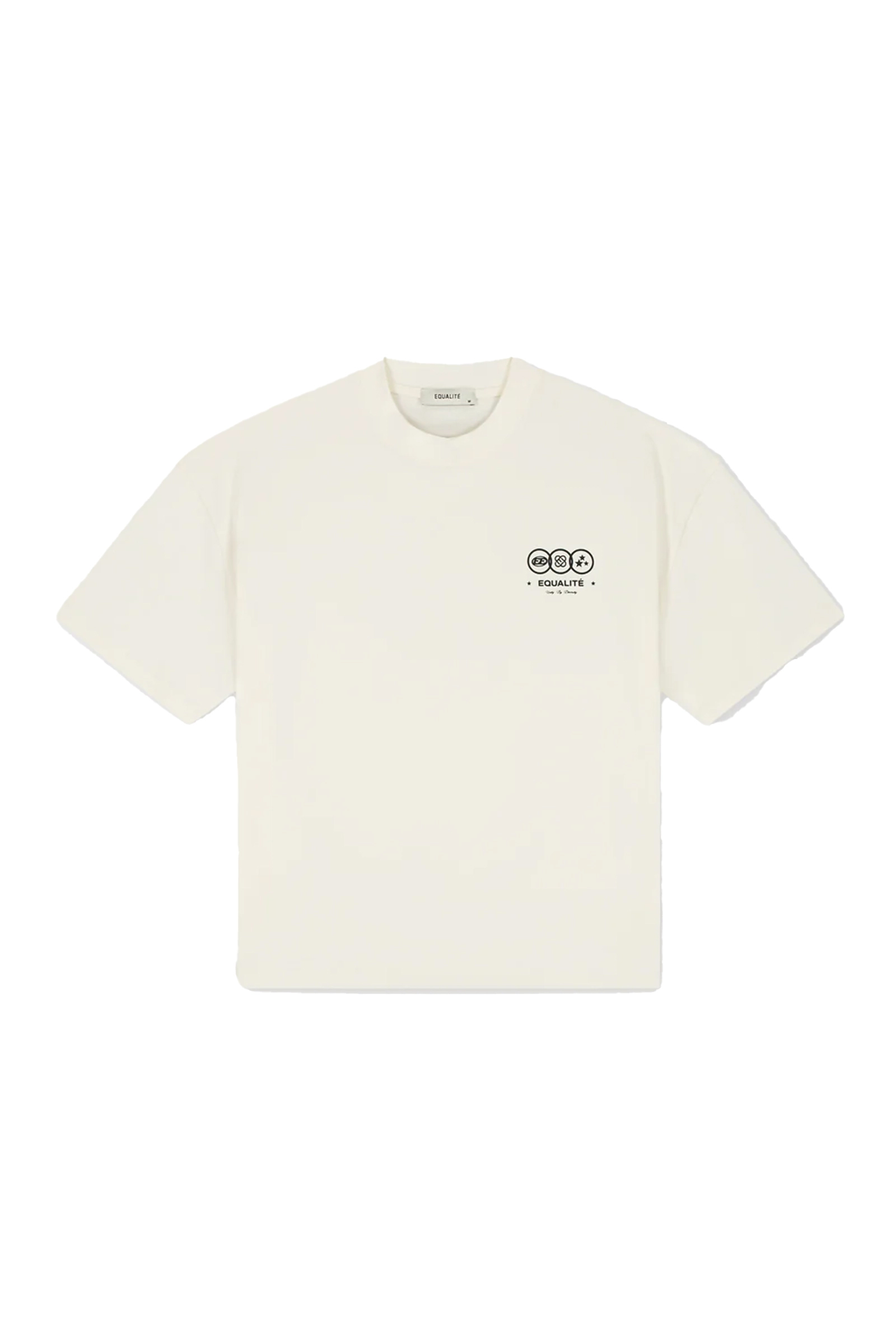 Heren t-shirt kortemouw ecru