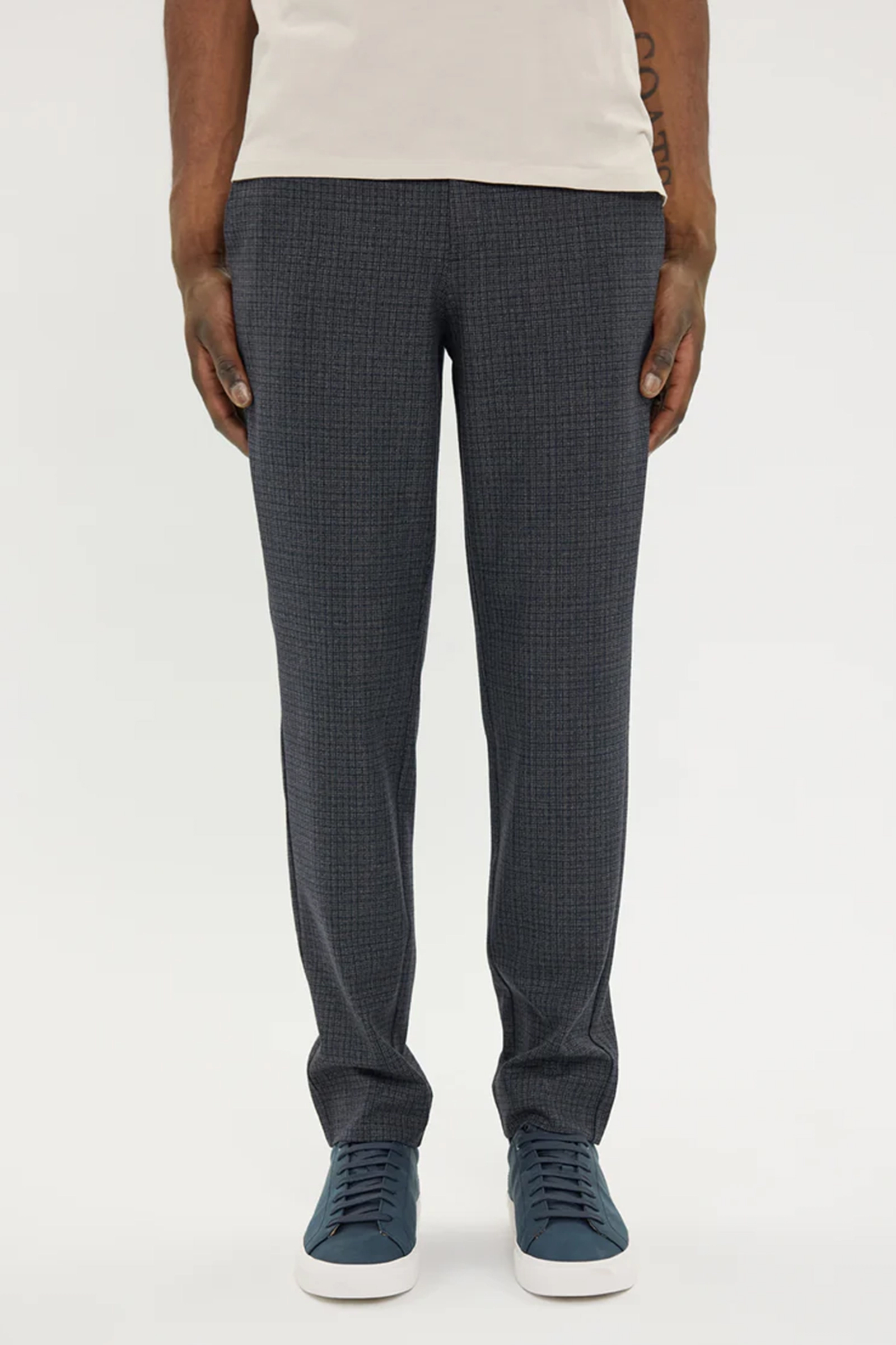 Heren pantalon blauw