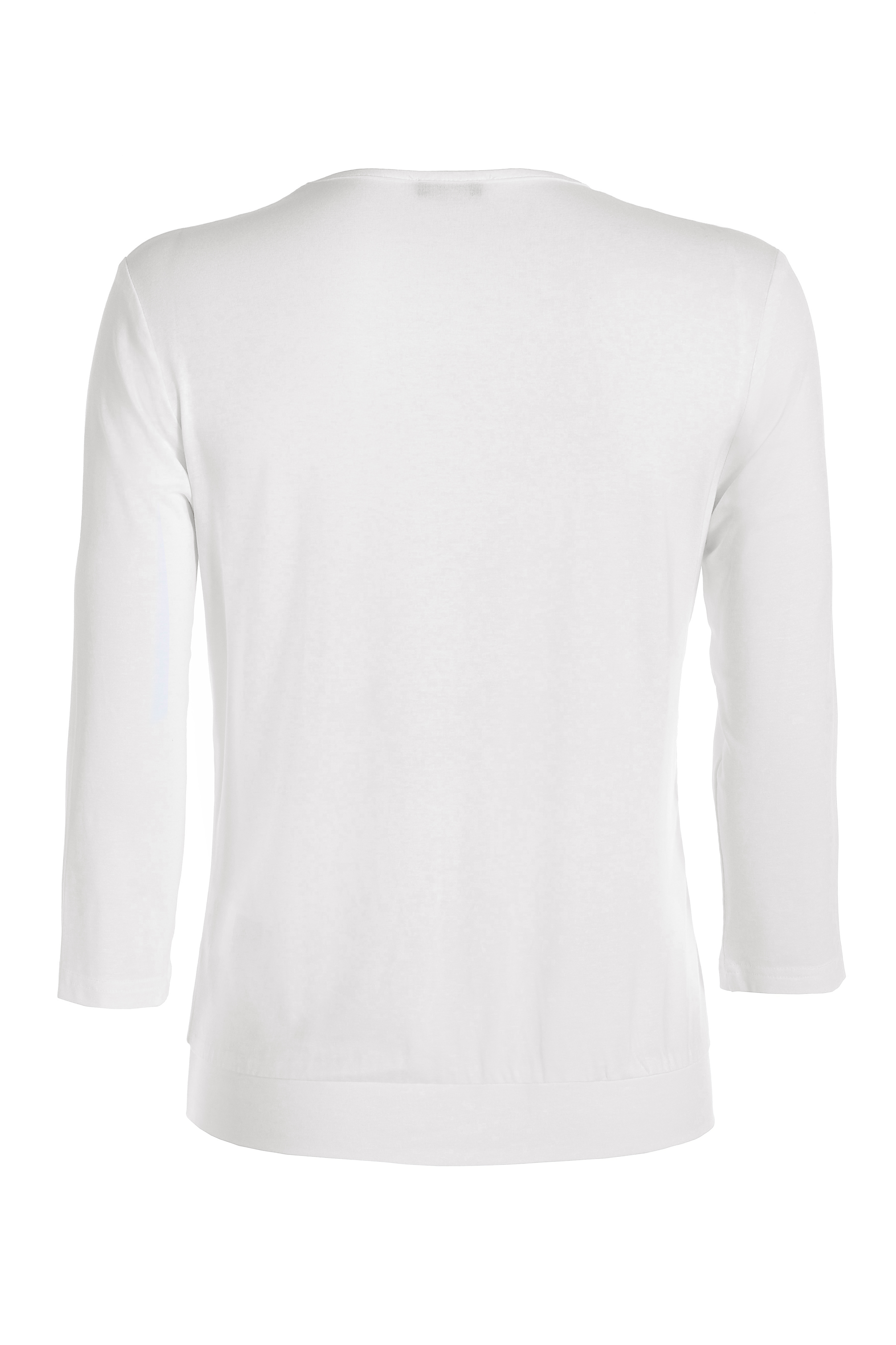 Dames blouse lange mouw wit