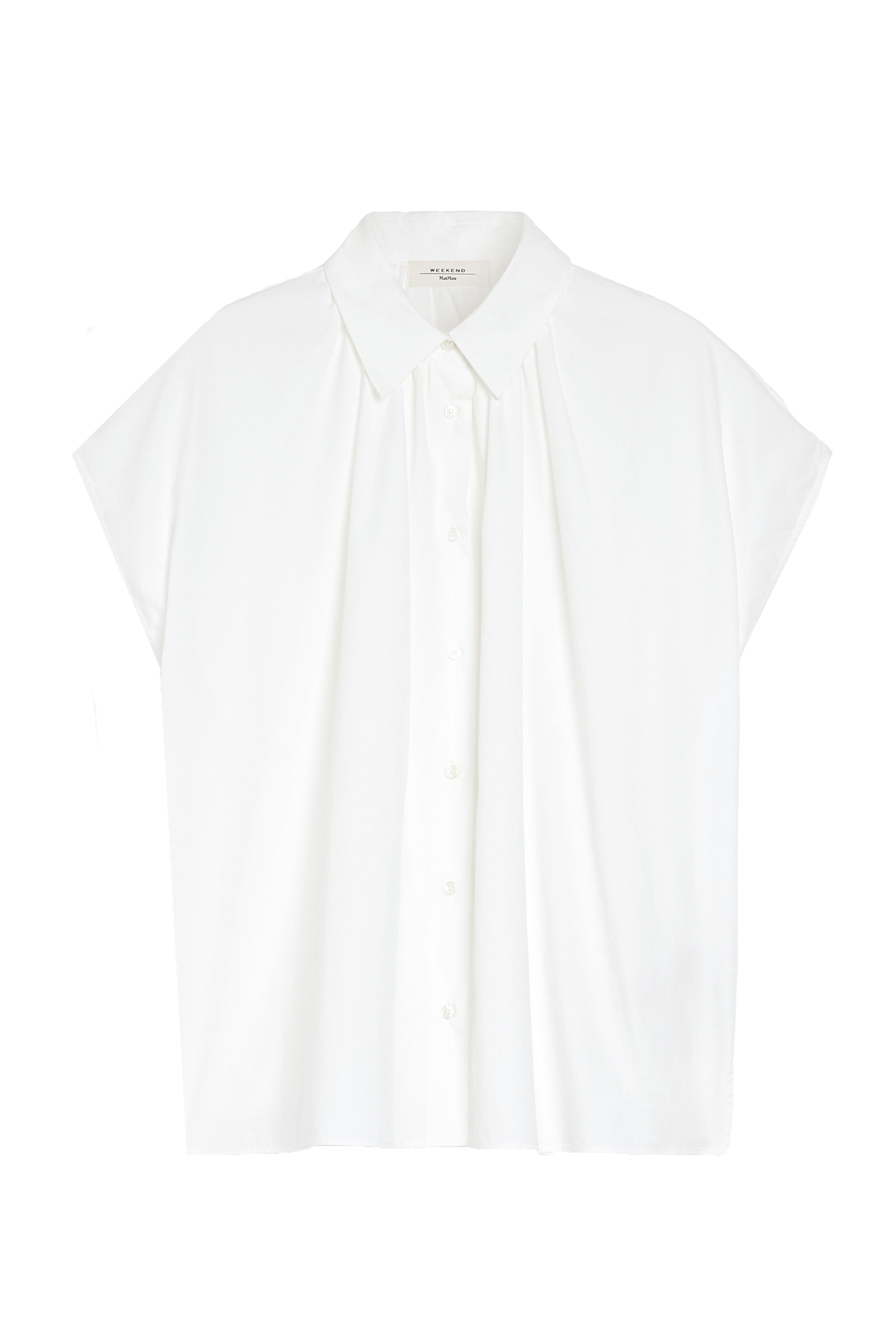 Dames blouse korte mouw ecru