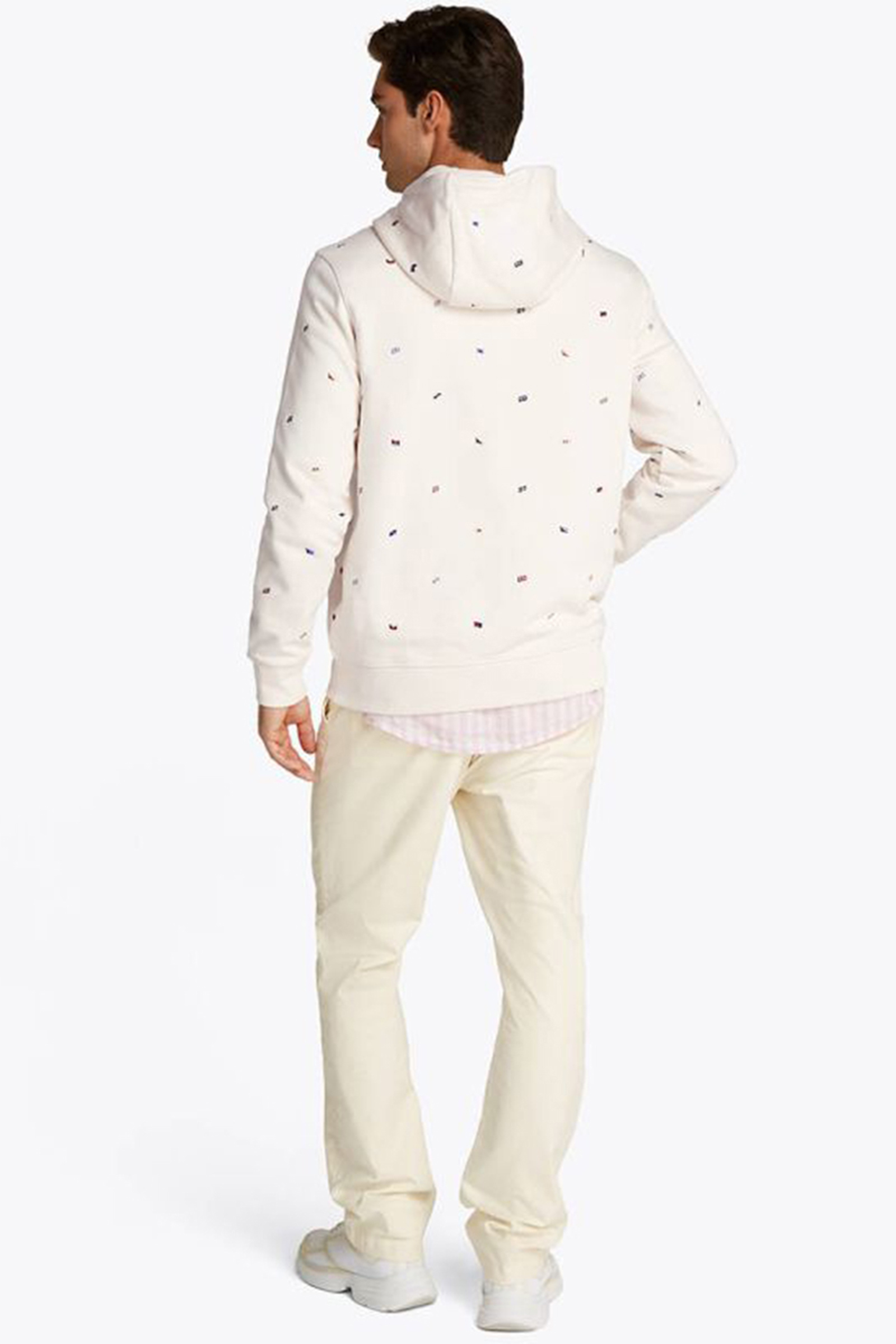 Tommy Hilfiger AOP FLAGS HOODIE Light Beige 3