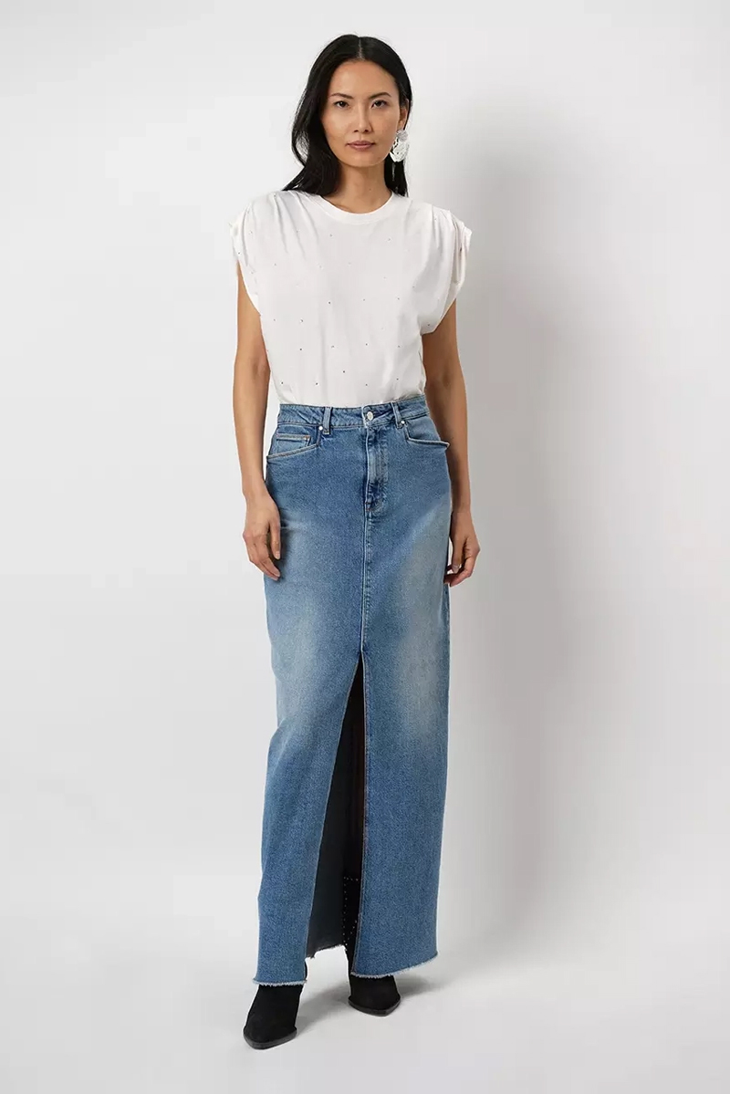 Dames rok blauw