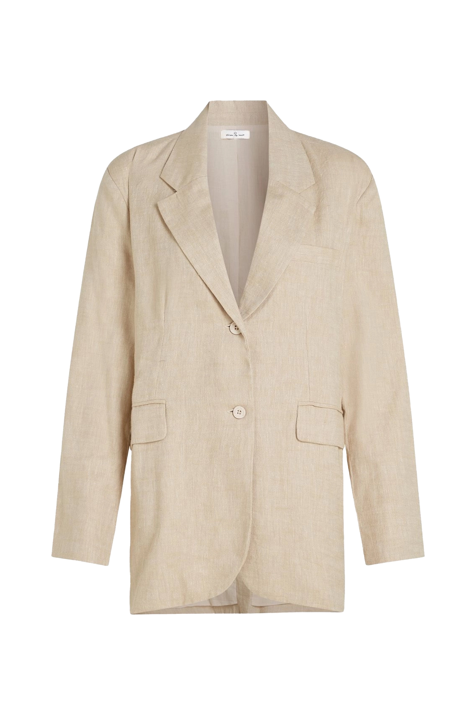 Dames blazer bruin