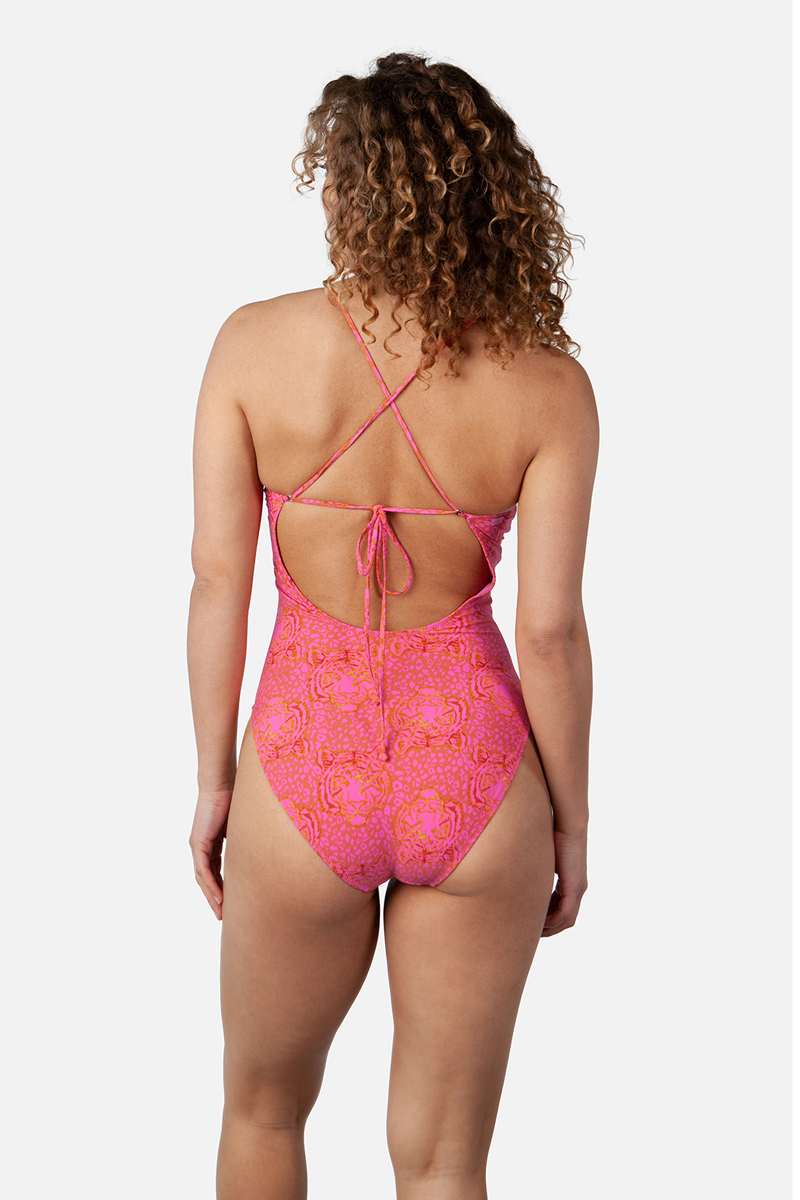 Barts Ailotte Plunge One Piece hot pink 3