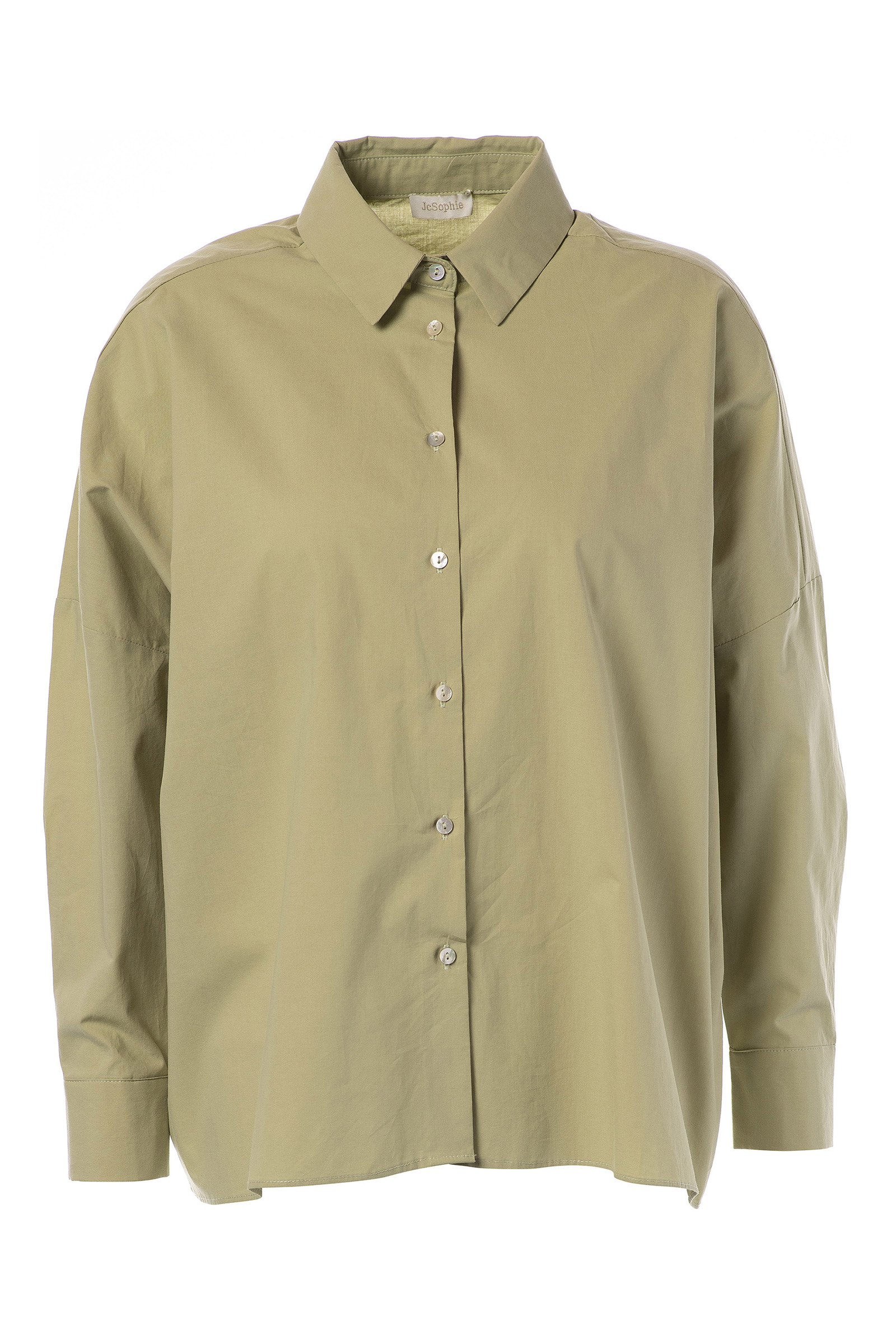 Dames blouse lange mouw groen