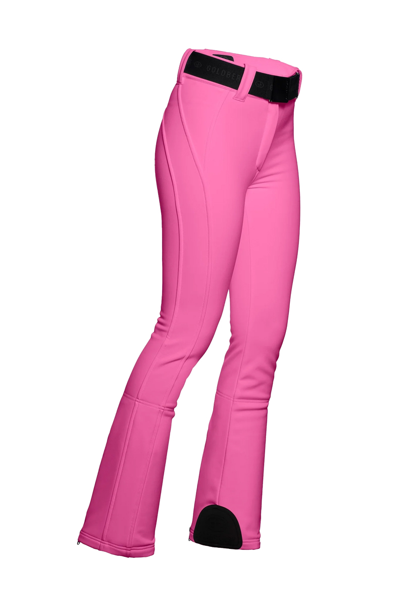 Wintersport dames strechbroek rose