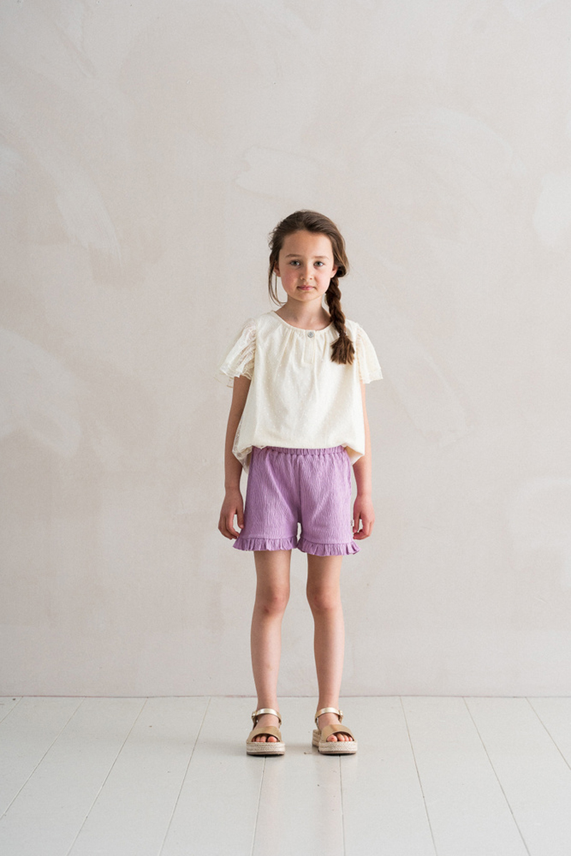 Meisjes short paars