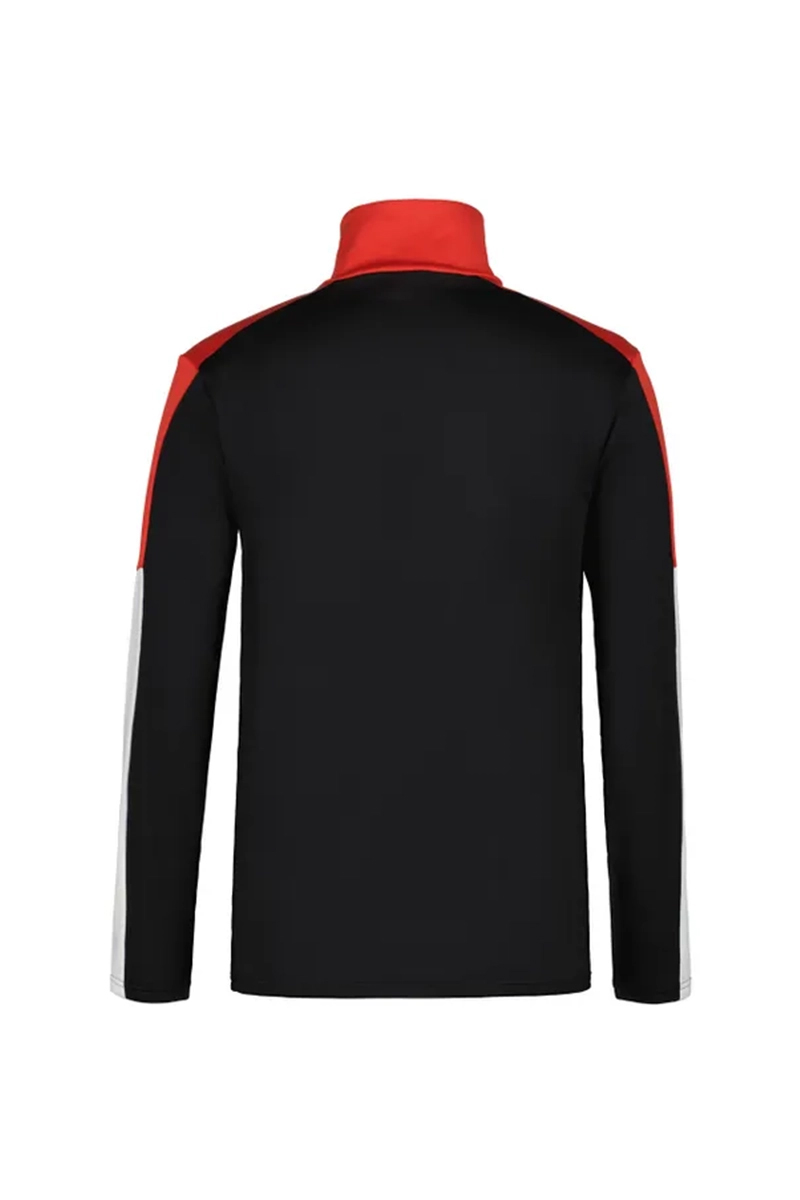 Wintersport heren pully+rits rood