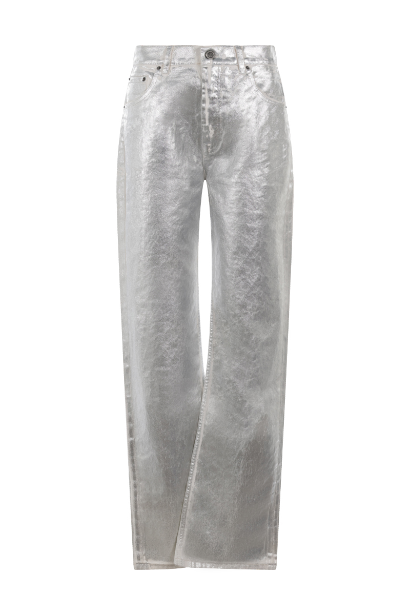 Dames broek zilver