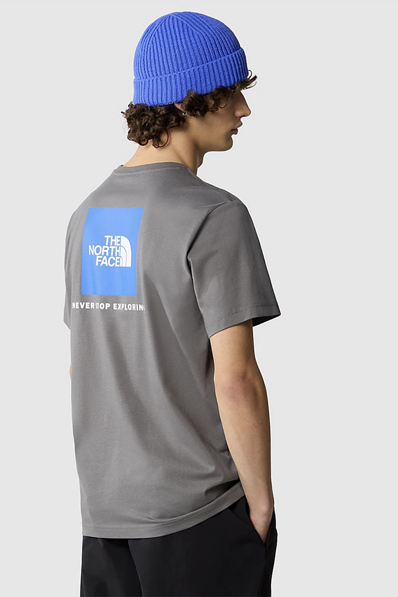 The North Face M S/S REDBOX TEE Grijs-1 2