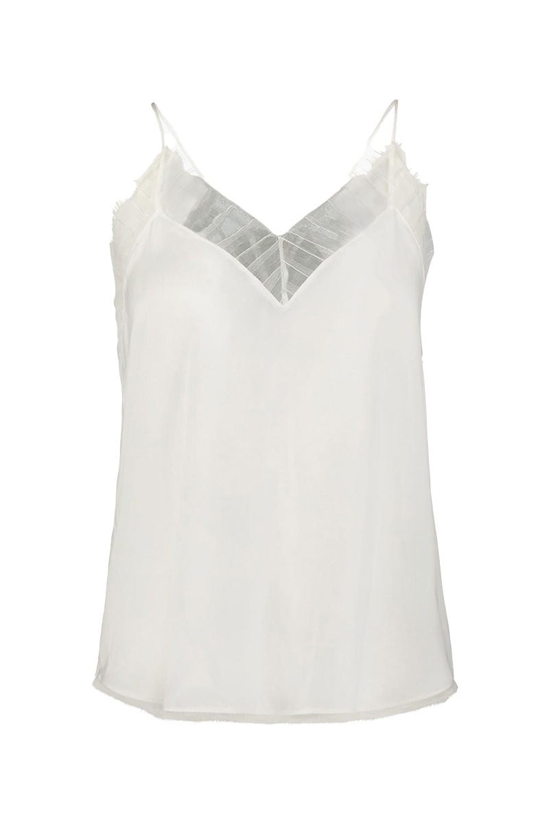 Dames top ecru