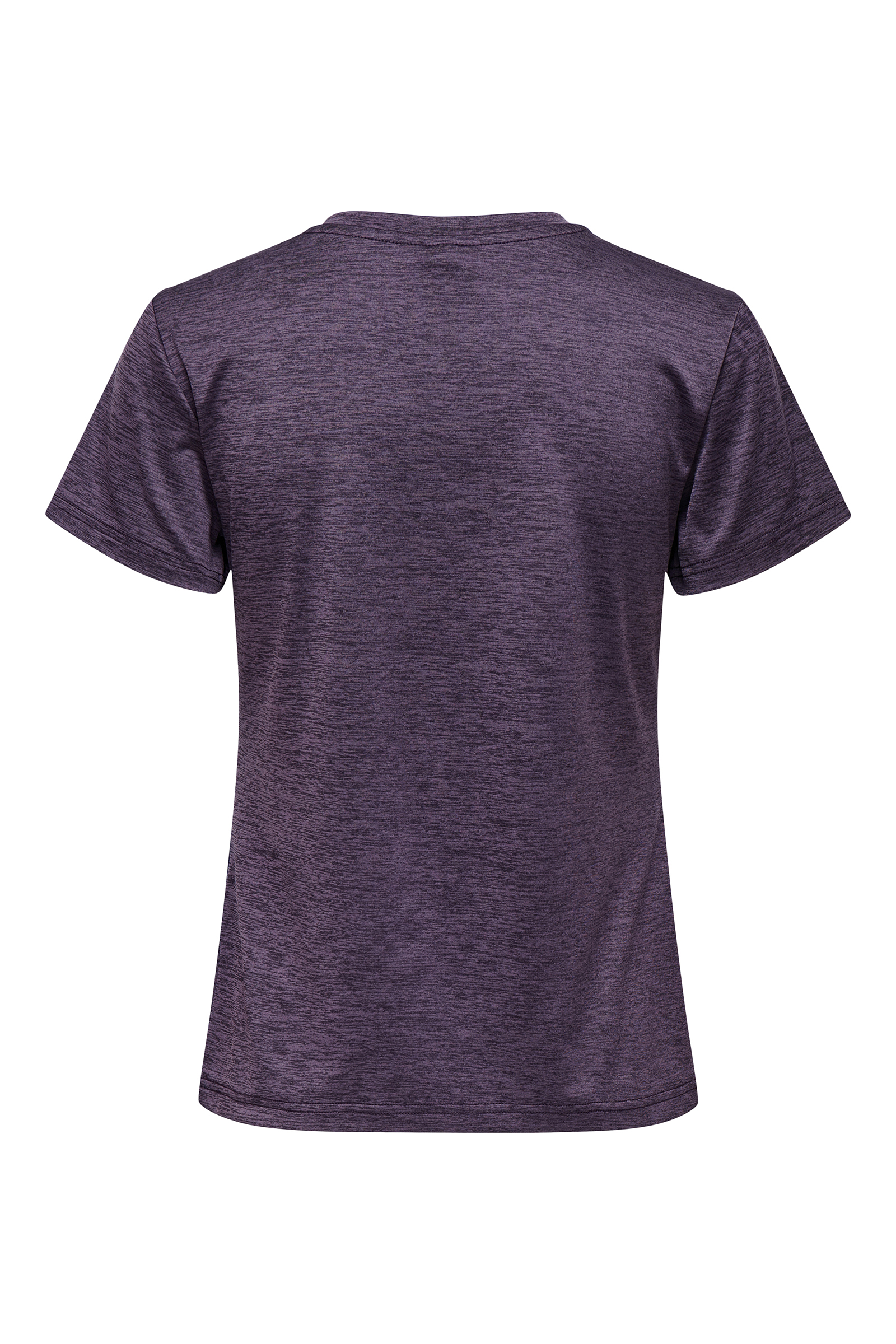 Fitness dames t-shirt km paars