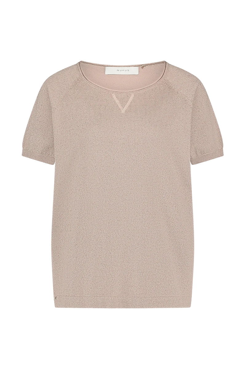 Dames t-shirt korte mouw rose