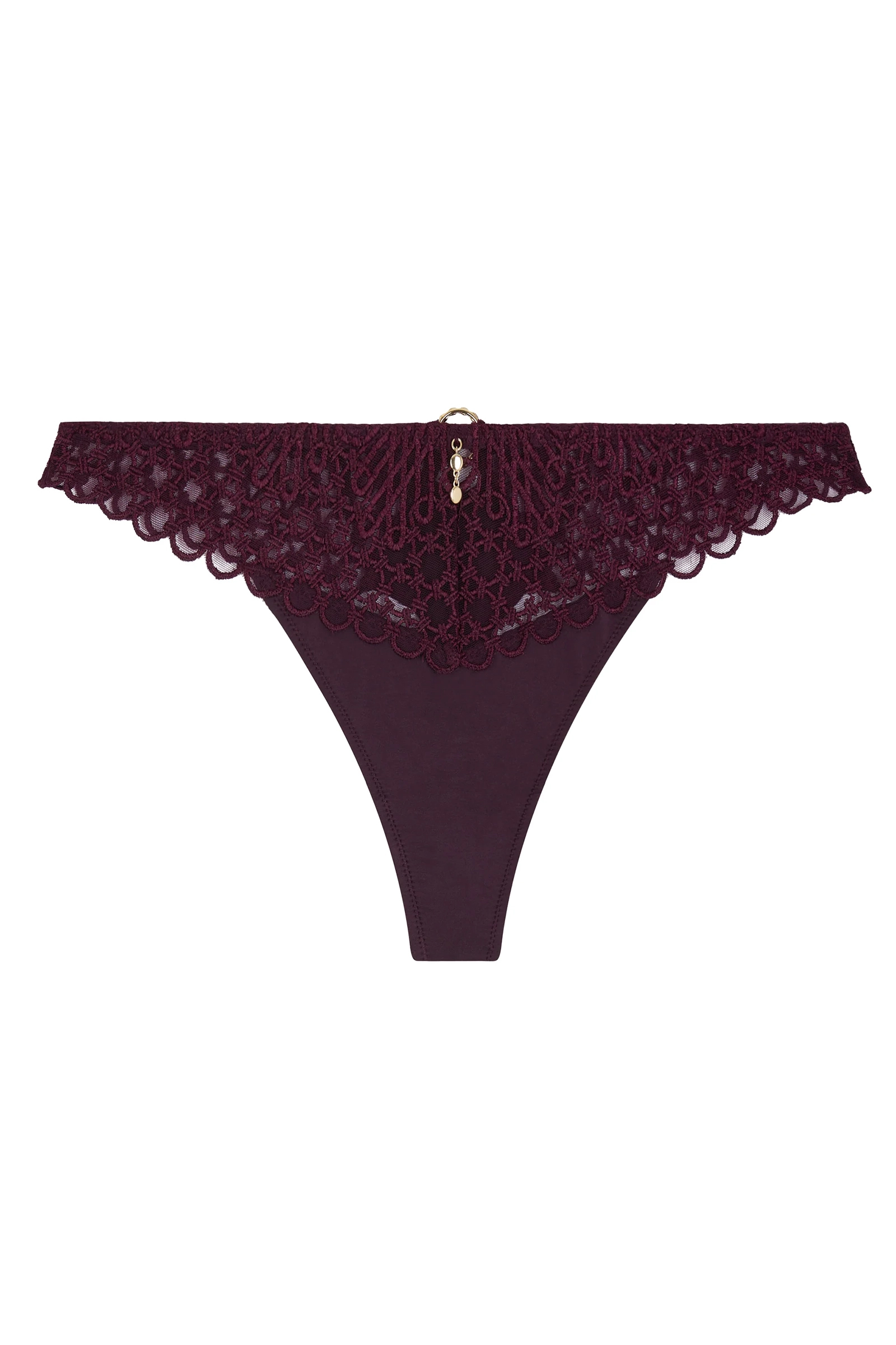Lingerie dames string paars