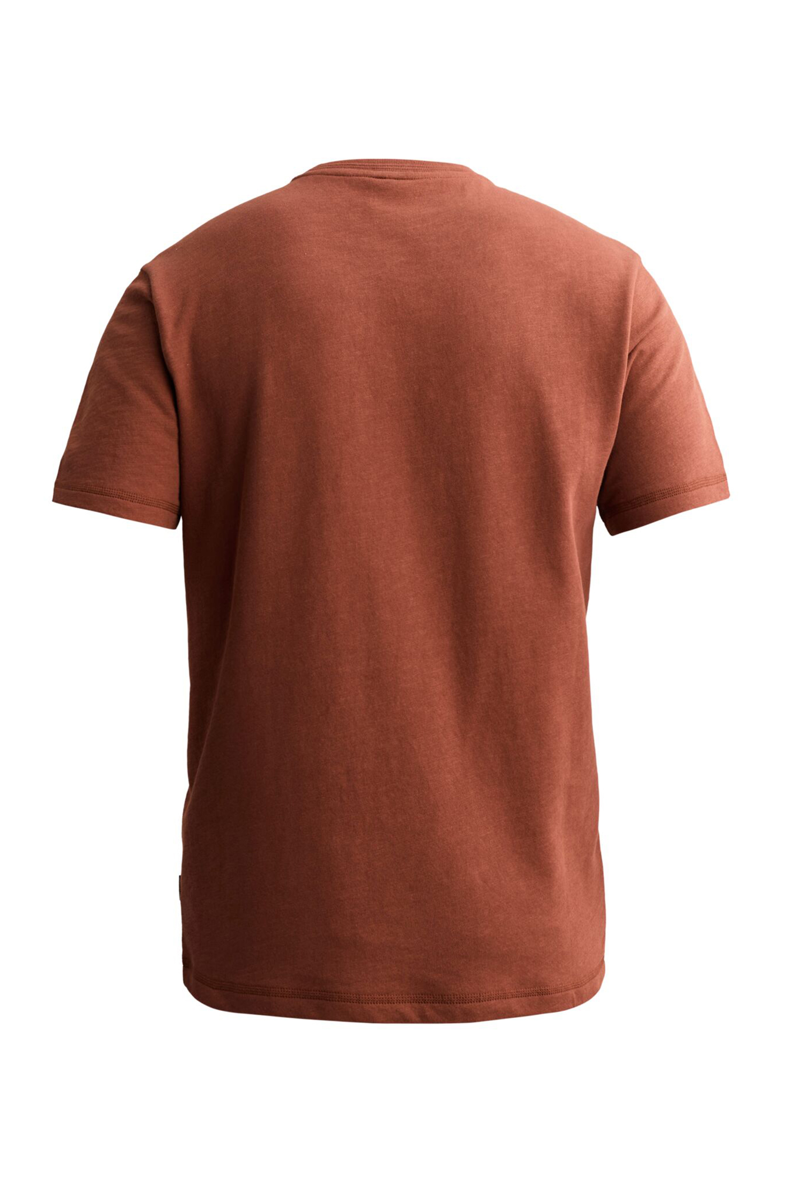 Heren overhemd lm casual bruin