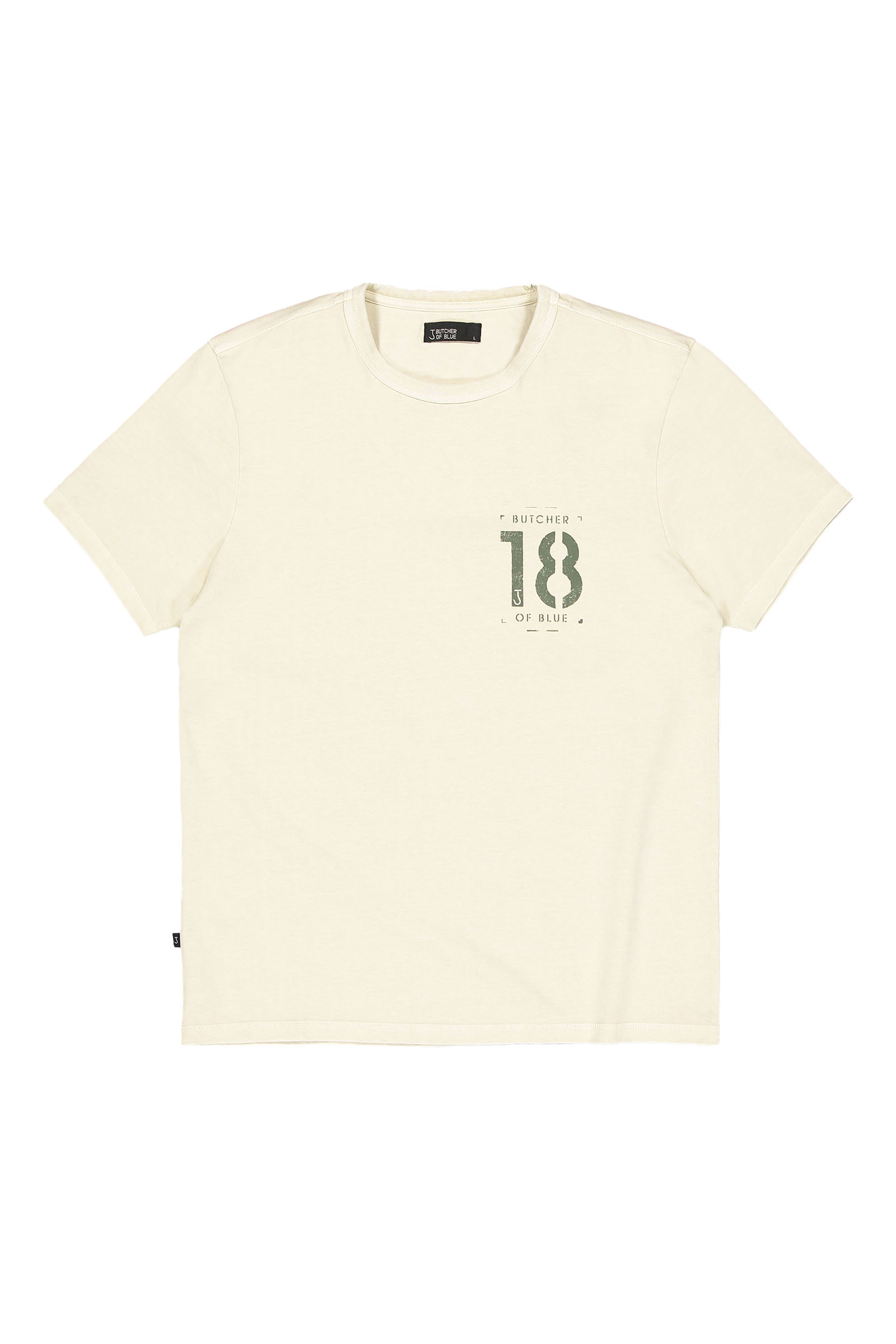 Heren t-shirt kortemouw bruin