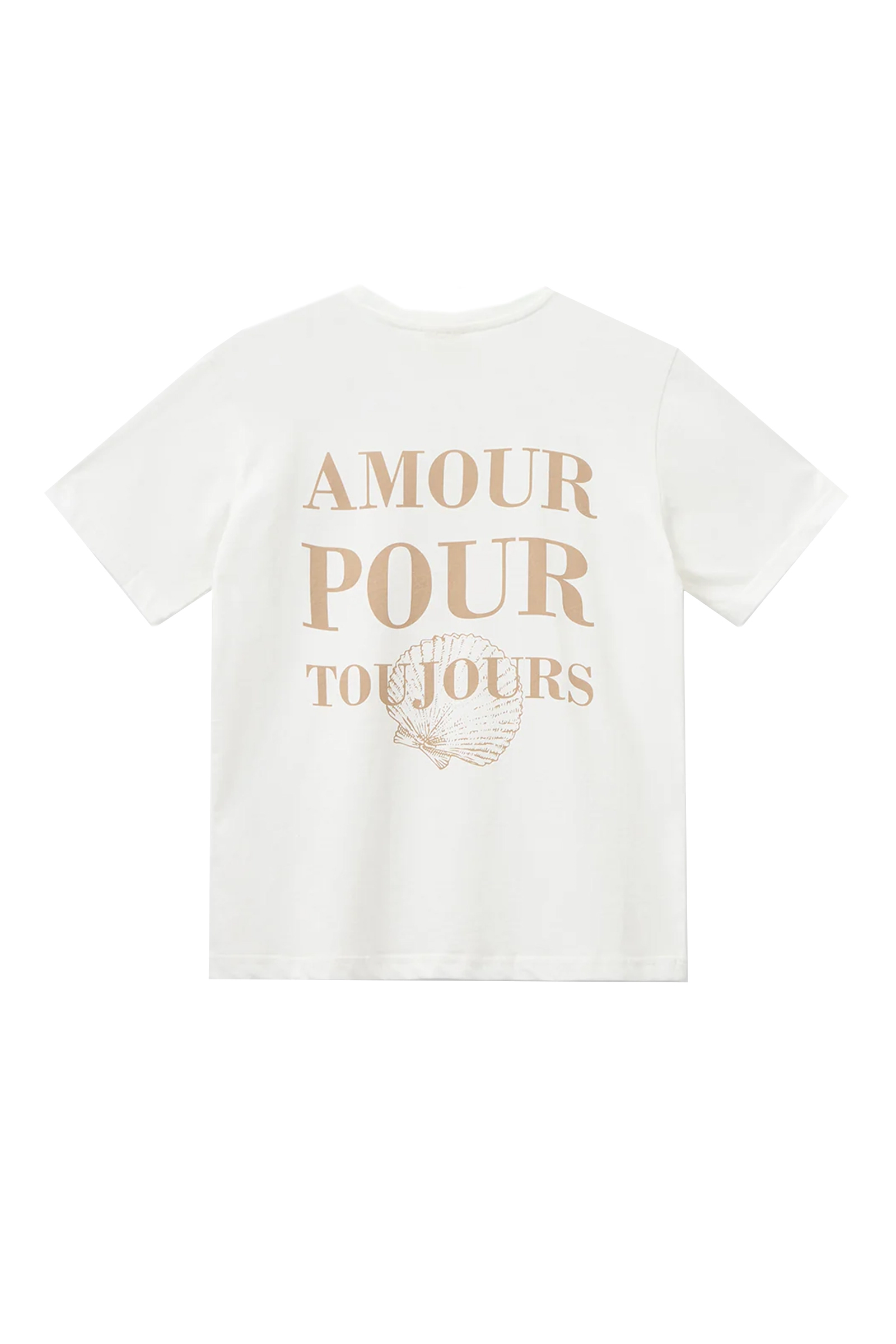 Meisjes t-shirt korte mouw wit