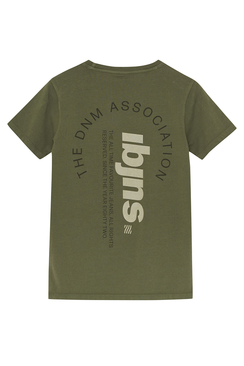 Jongens t-shirt korte mouw bruin