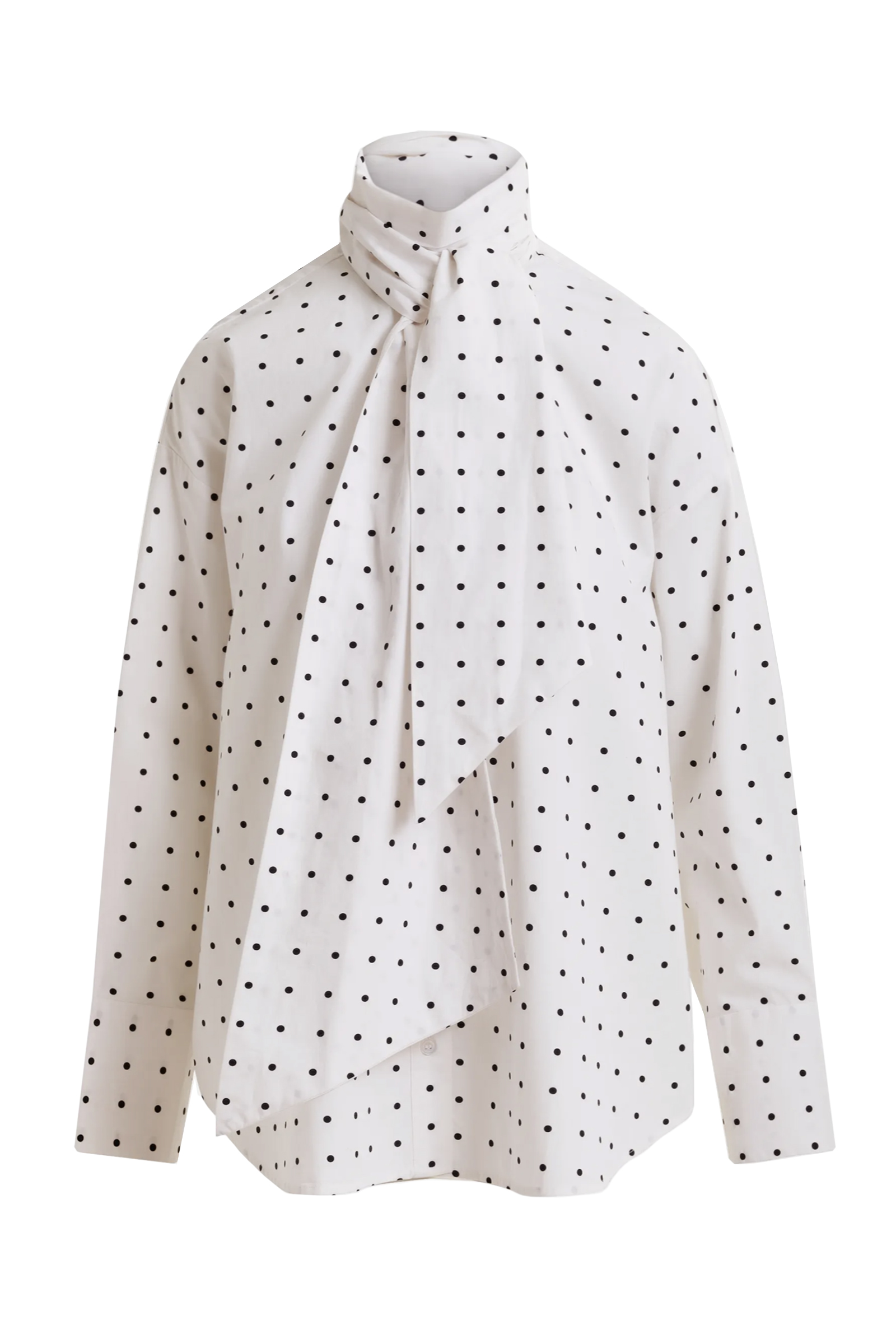 Dames blouse lange mouw wit
