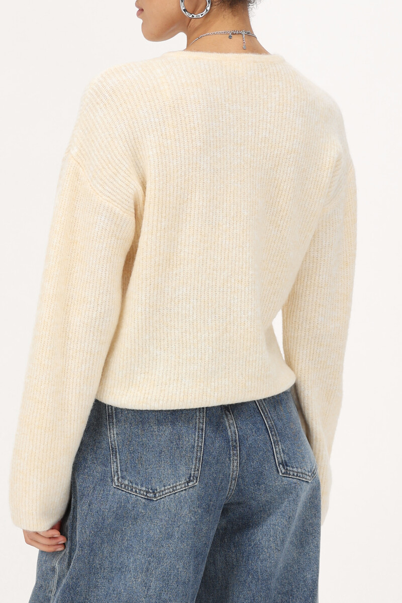 My Jewellery Cardigan with buttons Yellow 4