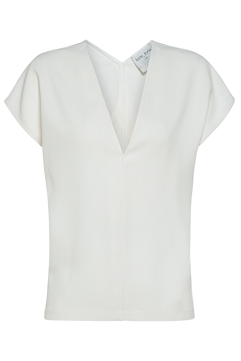 Dames top ecru