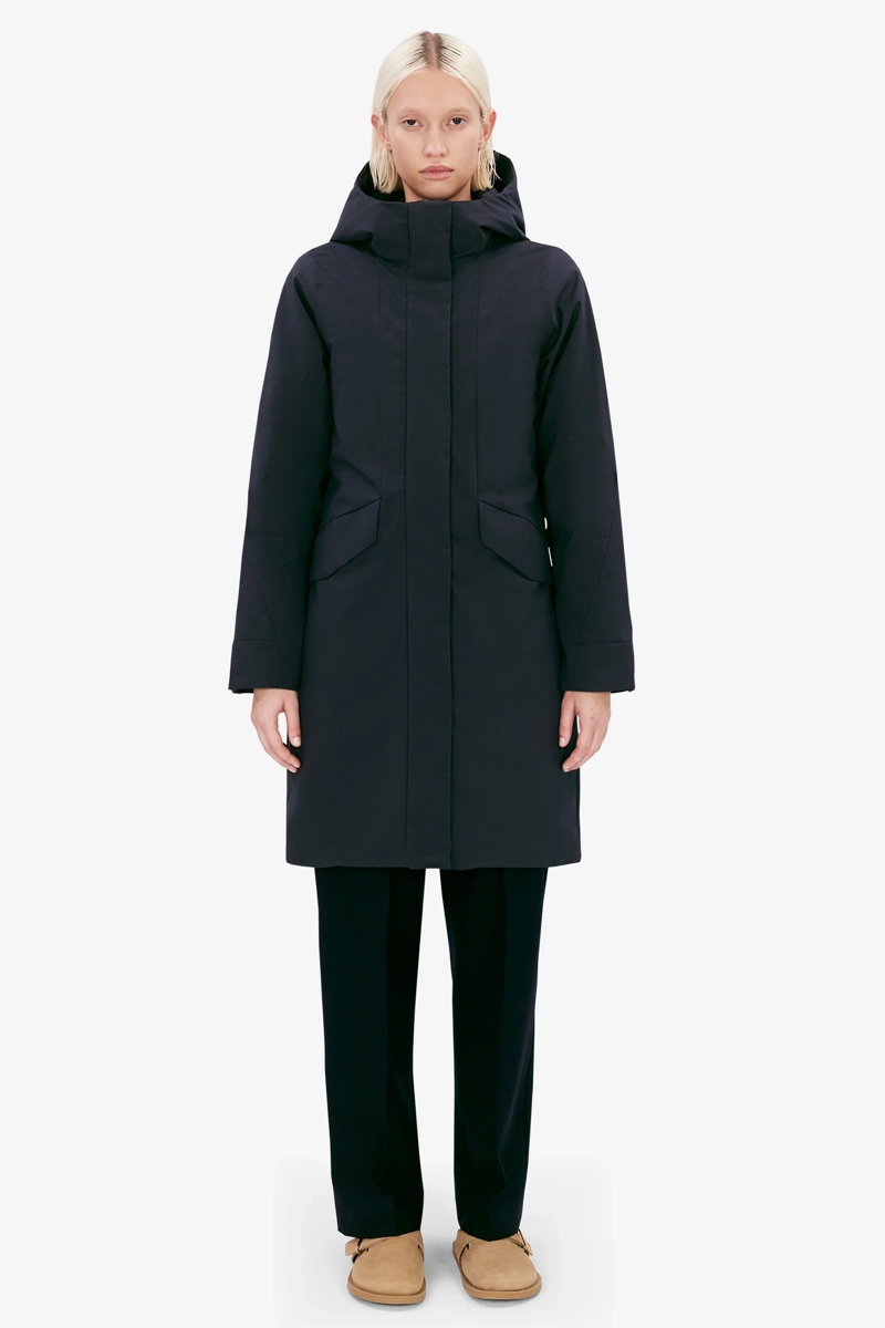 Dames jas blauw