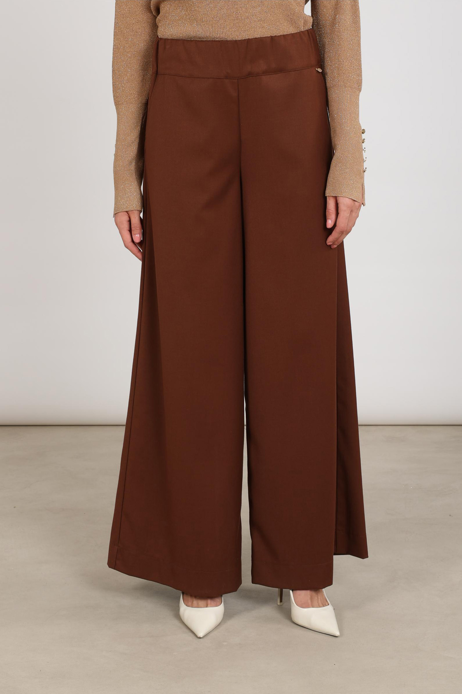 Dames broek bruin