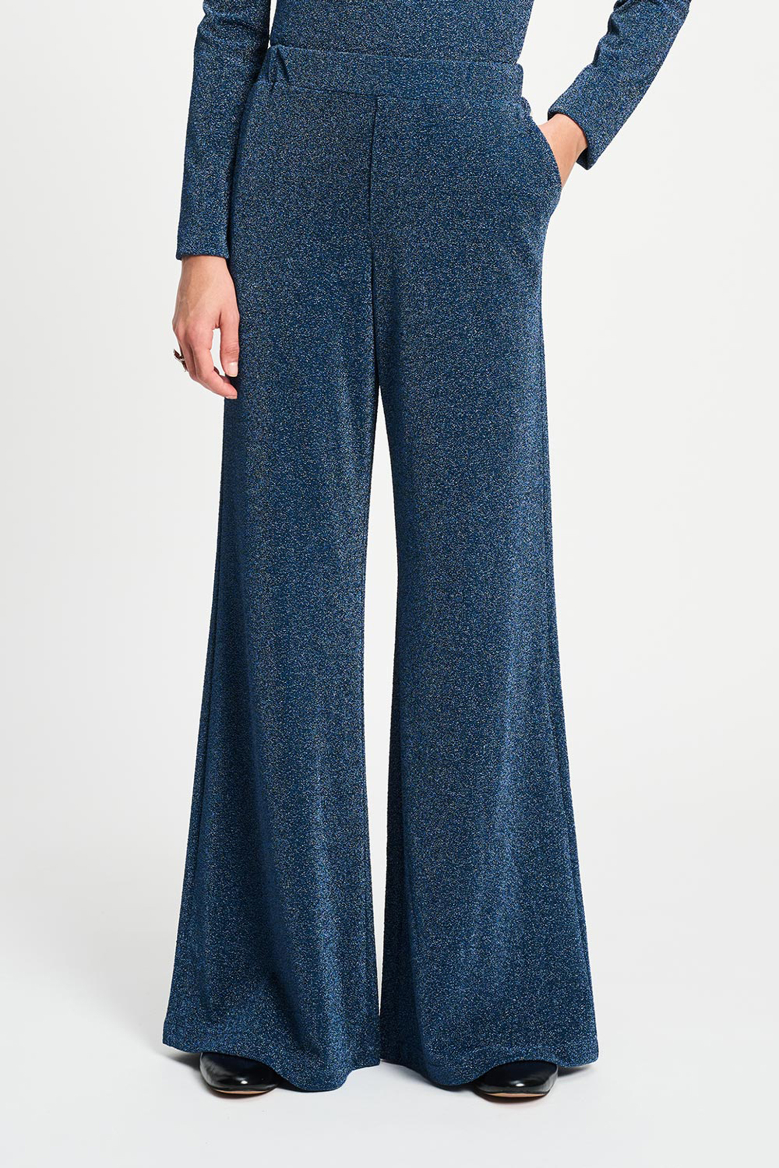 Dames broek blauw