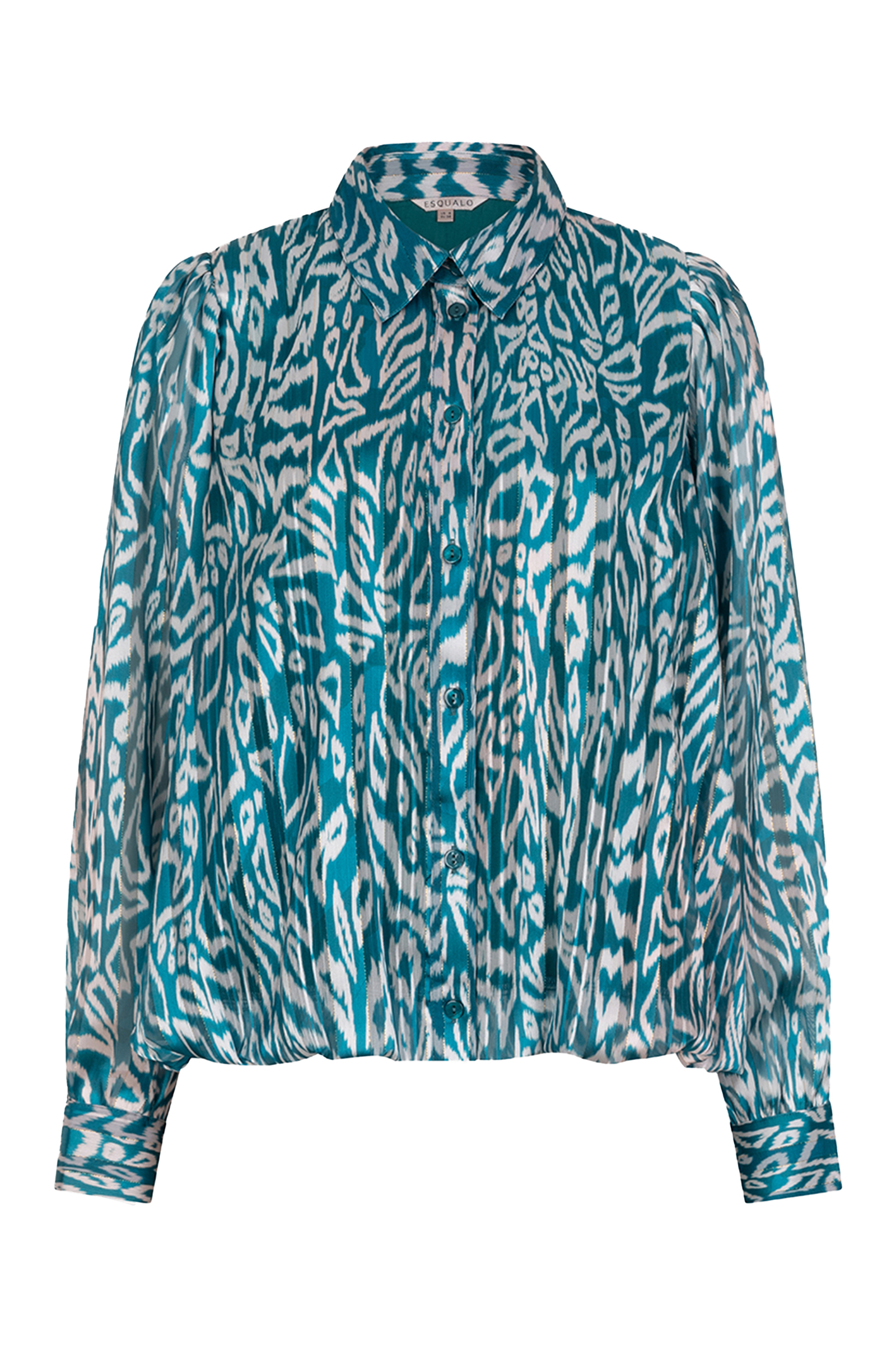 Dames blouse lange mouw groen