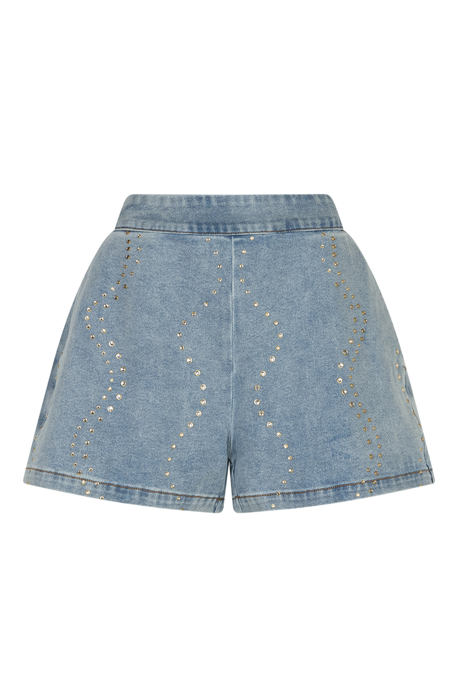 Dames short blauw