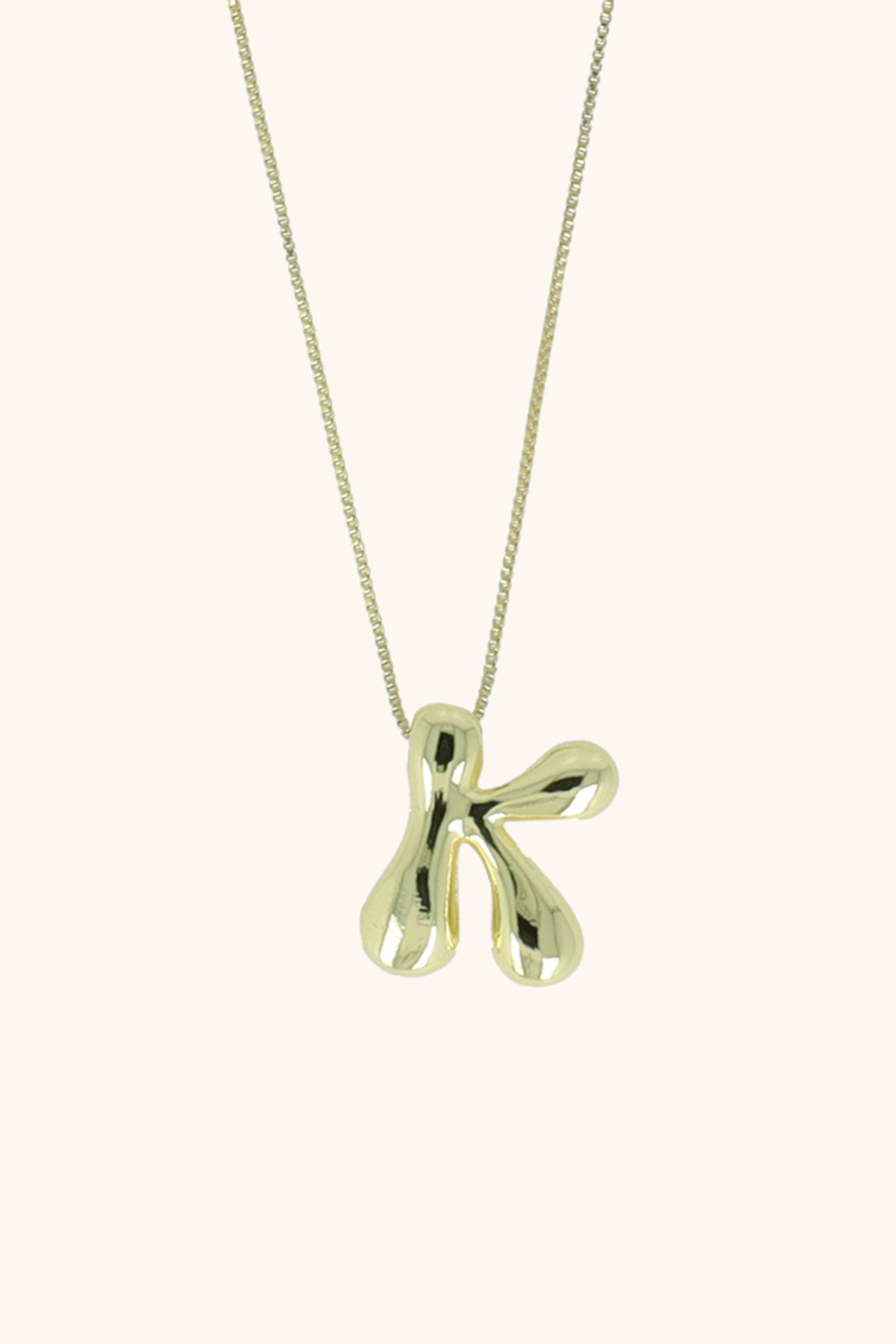 Lott Gioielli Cartoon Letter K Goud-1 2