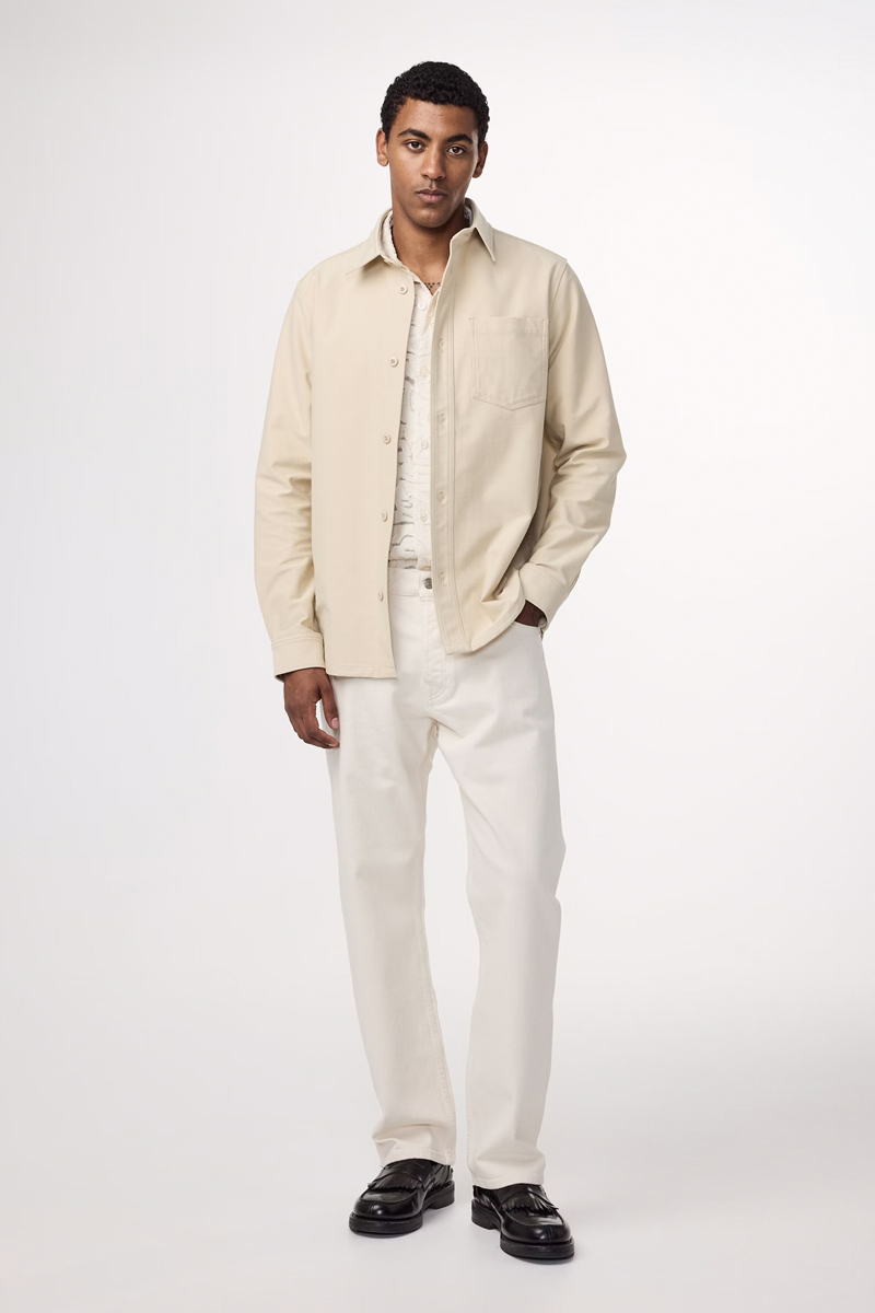 Heren broek ecru