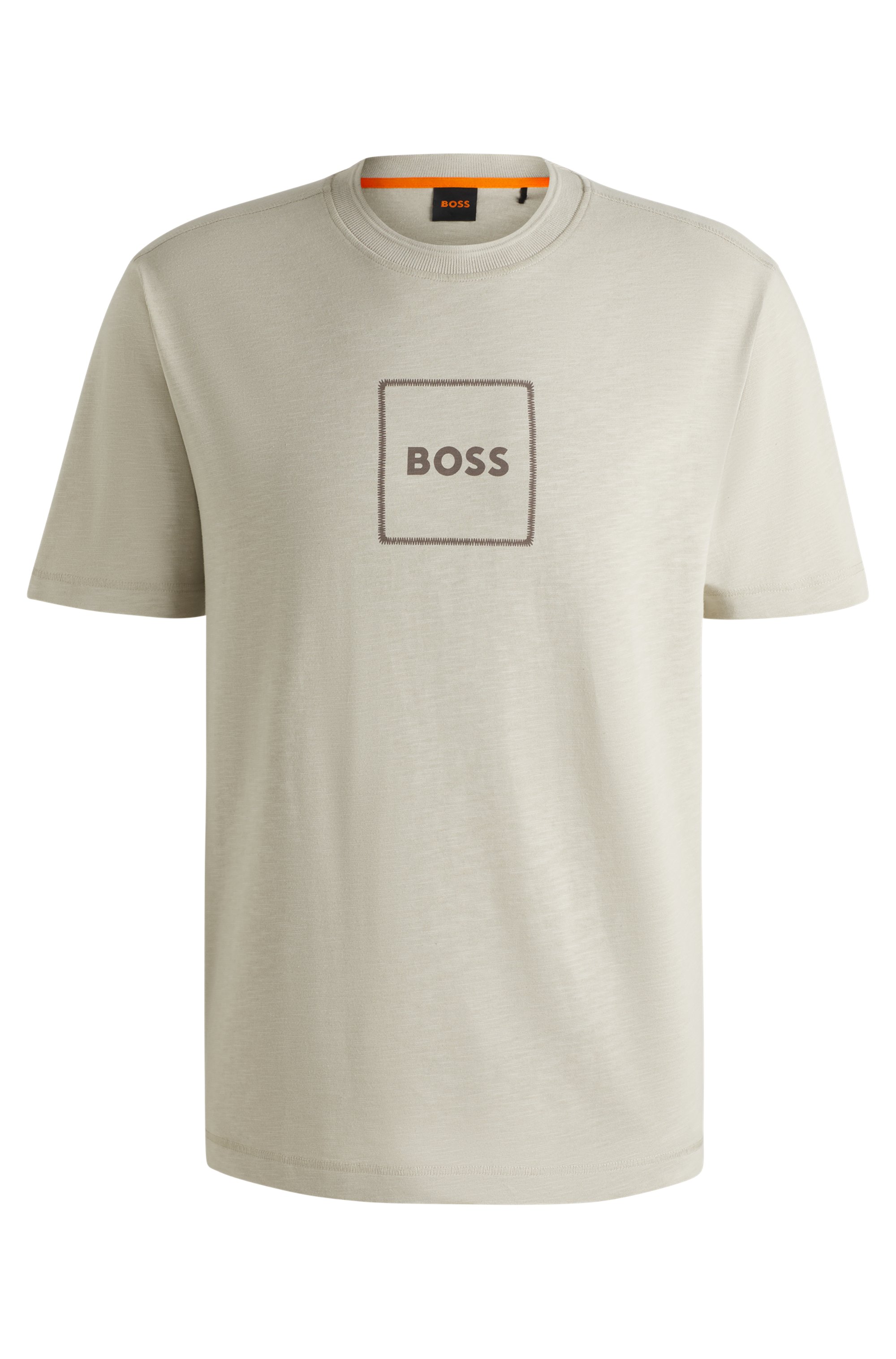 Heren t-shirt kortemouw bruin