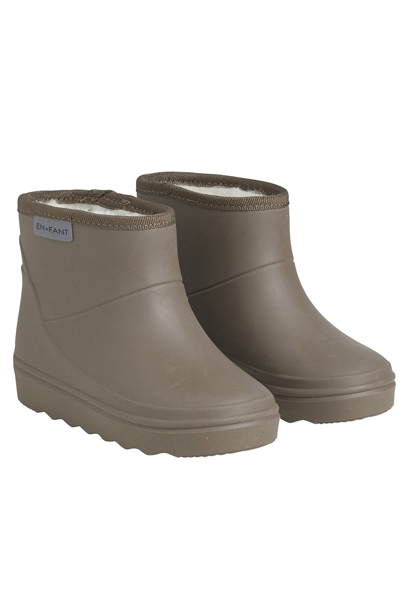 EN FANT thermo boots short solid bruin/beige-1 1