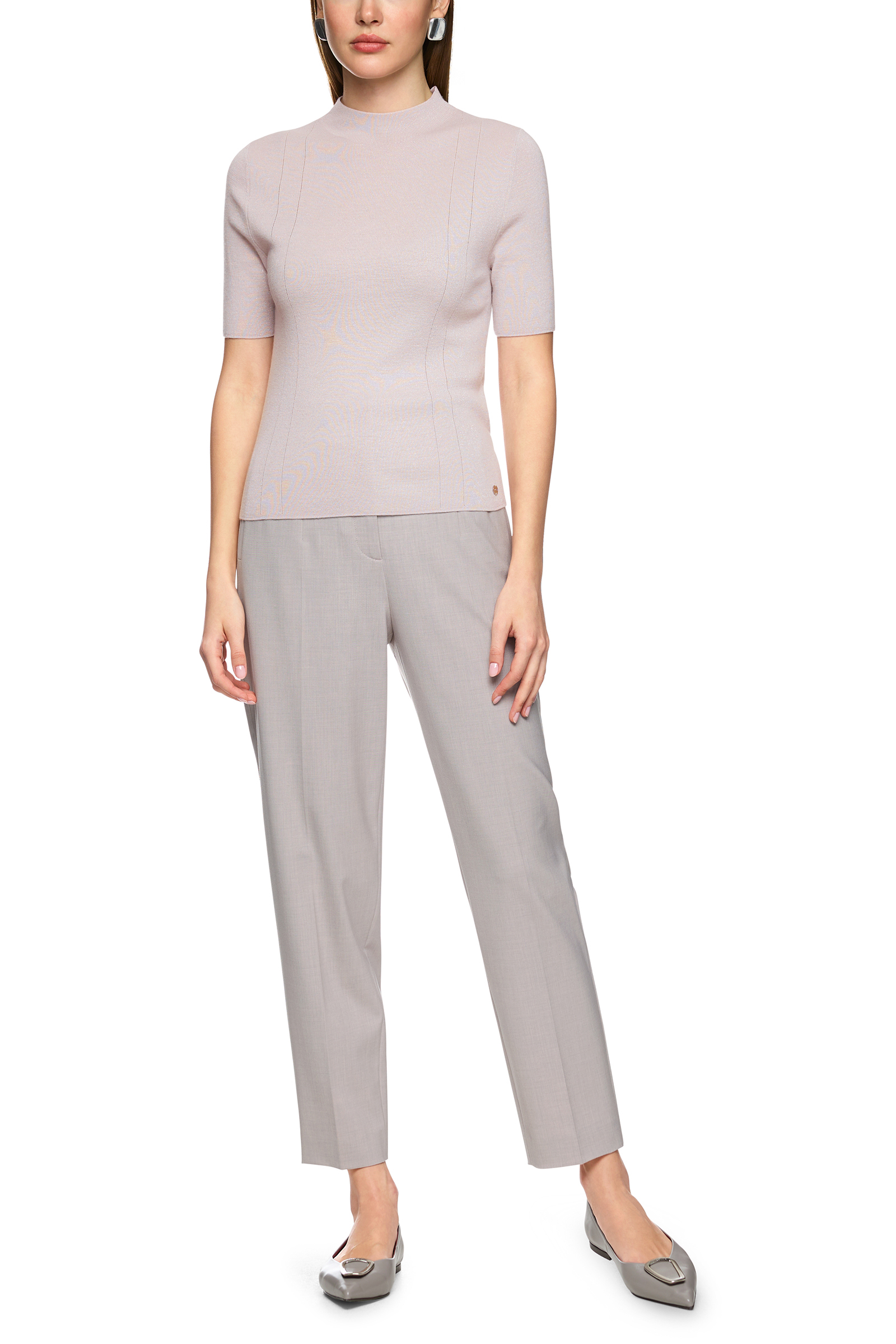 Dames twinset bruin