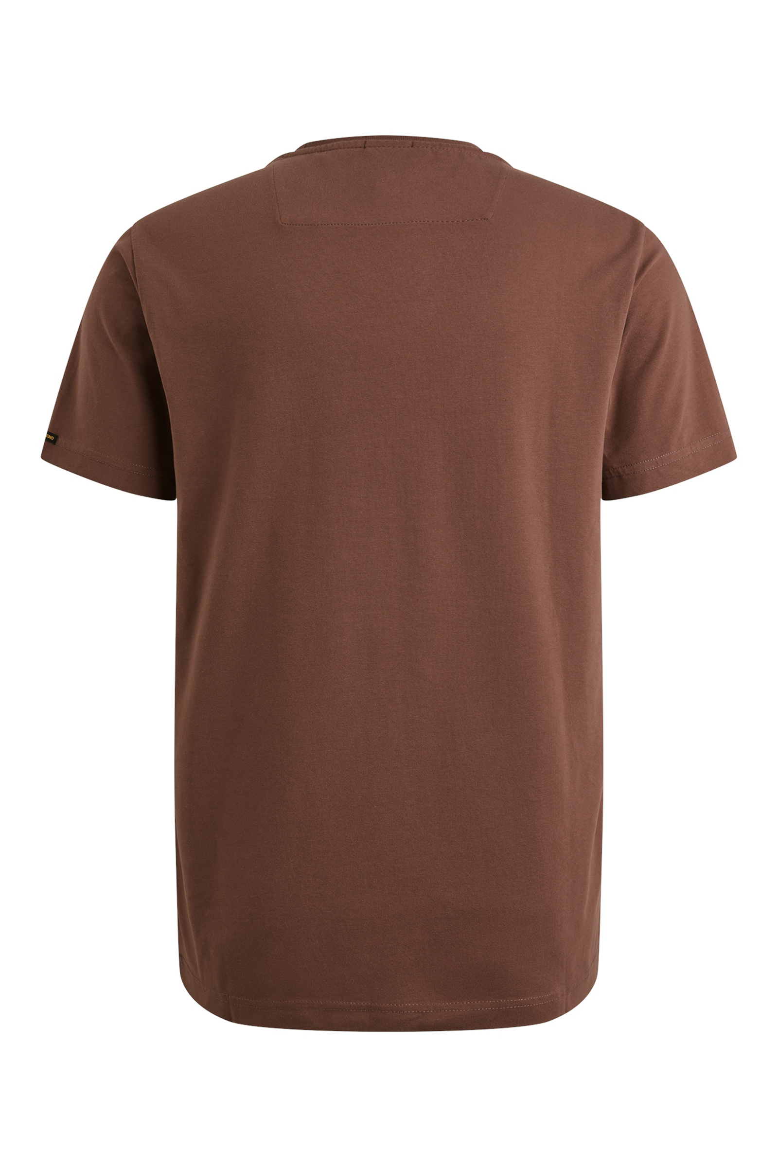 Heren overhemd lm casual bruin