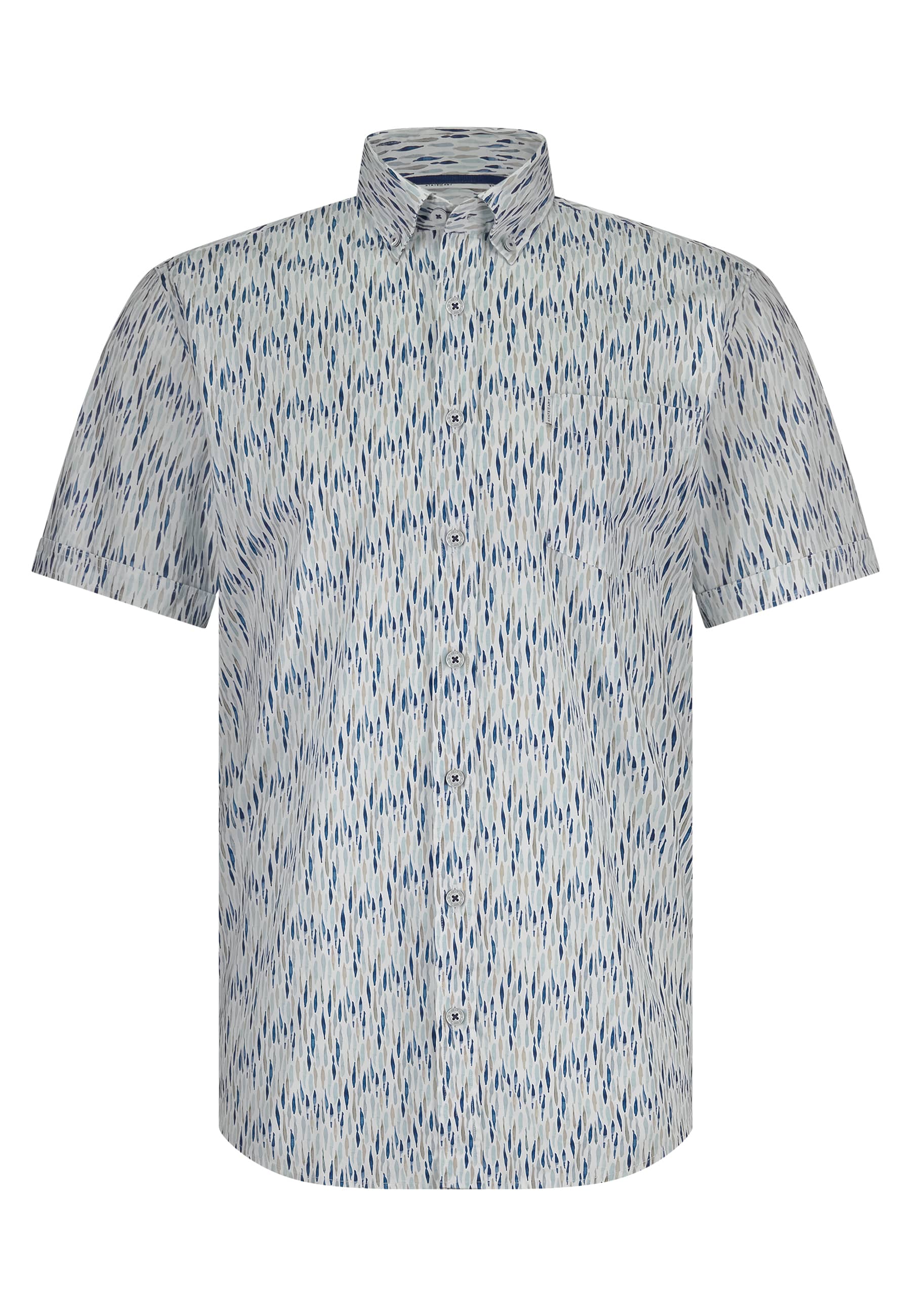 State of Art Shirt SS Print Popli Ecru-2 1